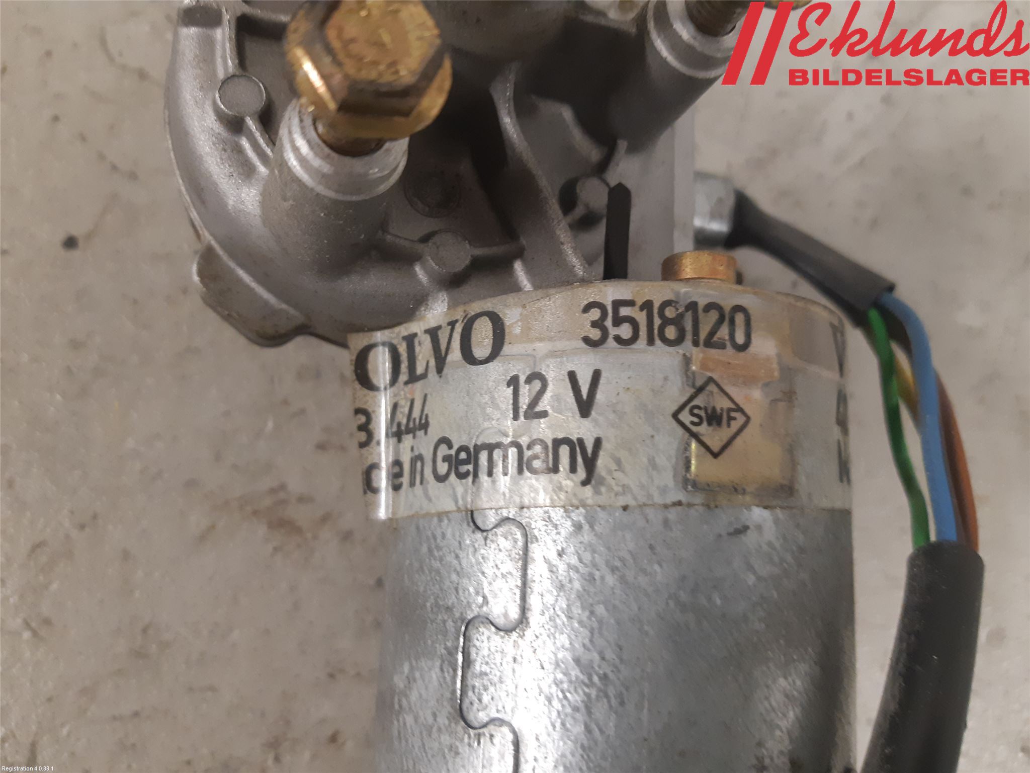 Volvo 940 91-98 Torkarmotor Vindruta