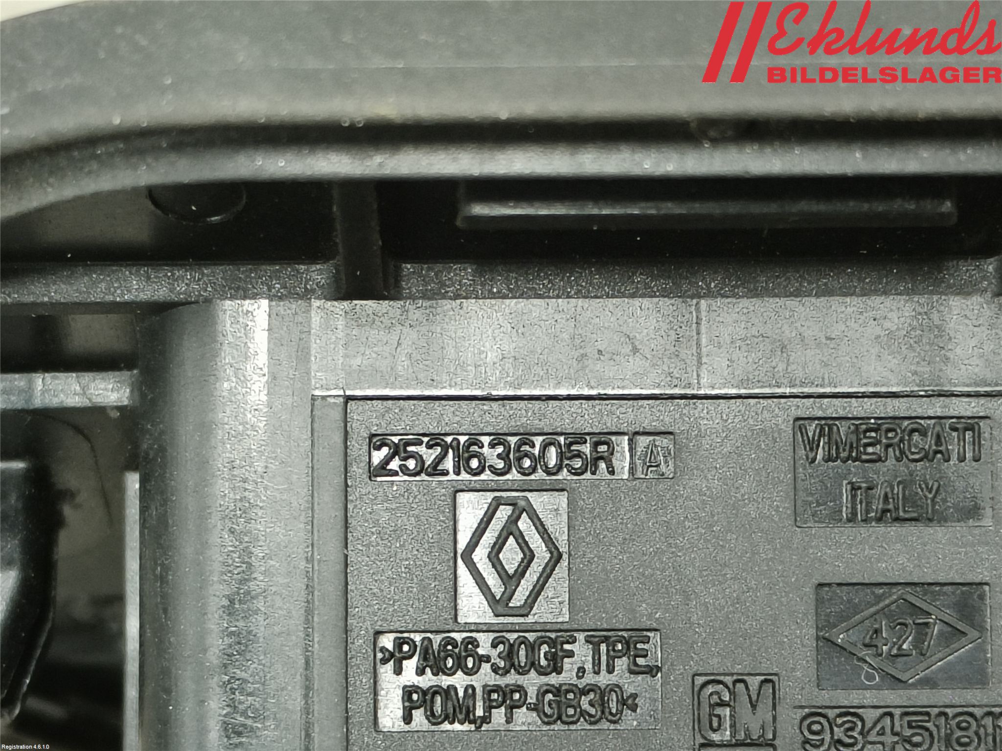 Renault TRAFIC/E-TECH 15- Centrallåskontakt Vid Lås