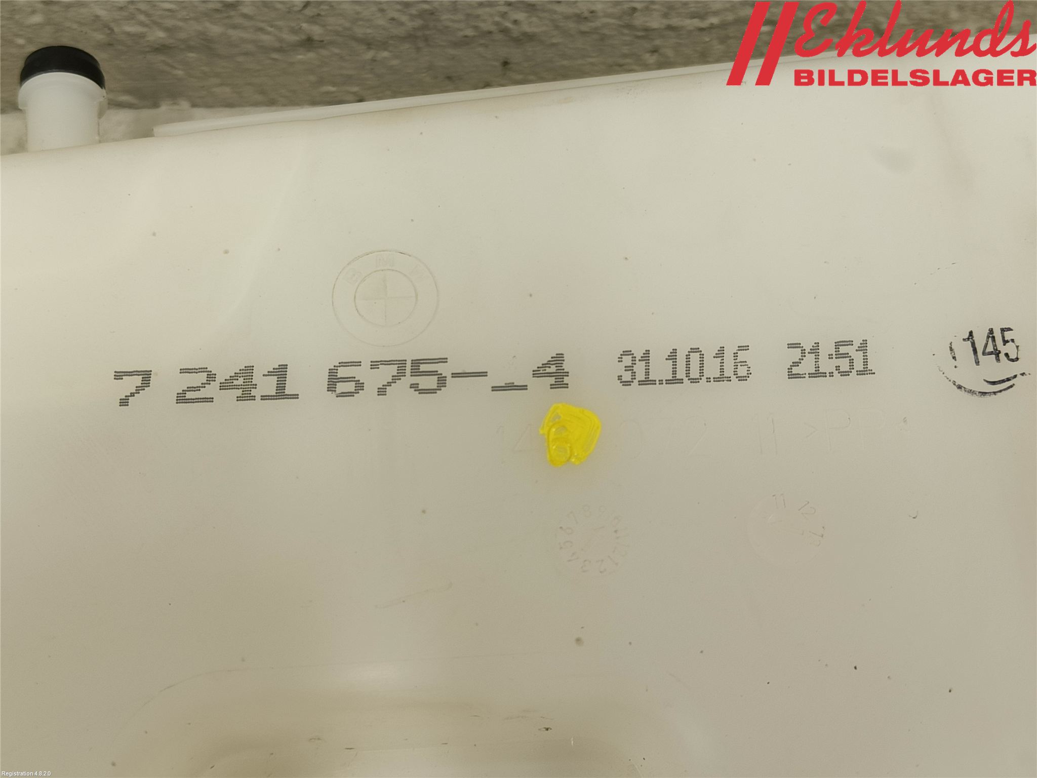 BMW 3 F30/F31/F80 12-19 Spolartank Vindruta