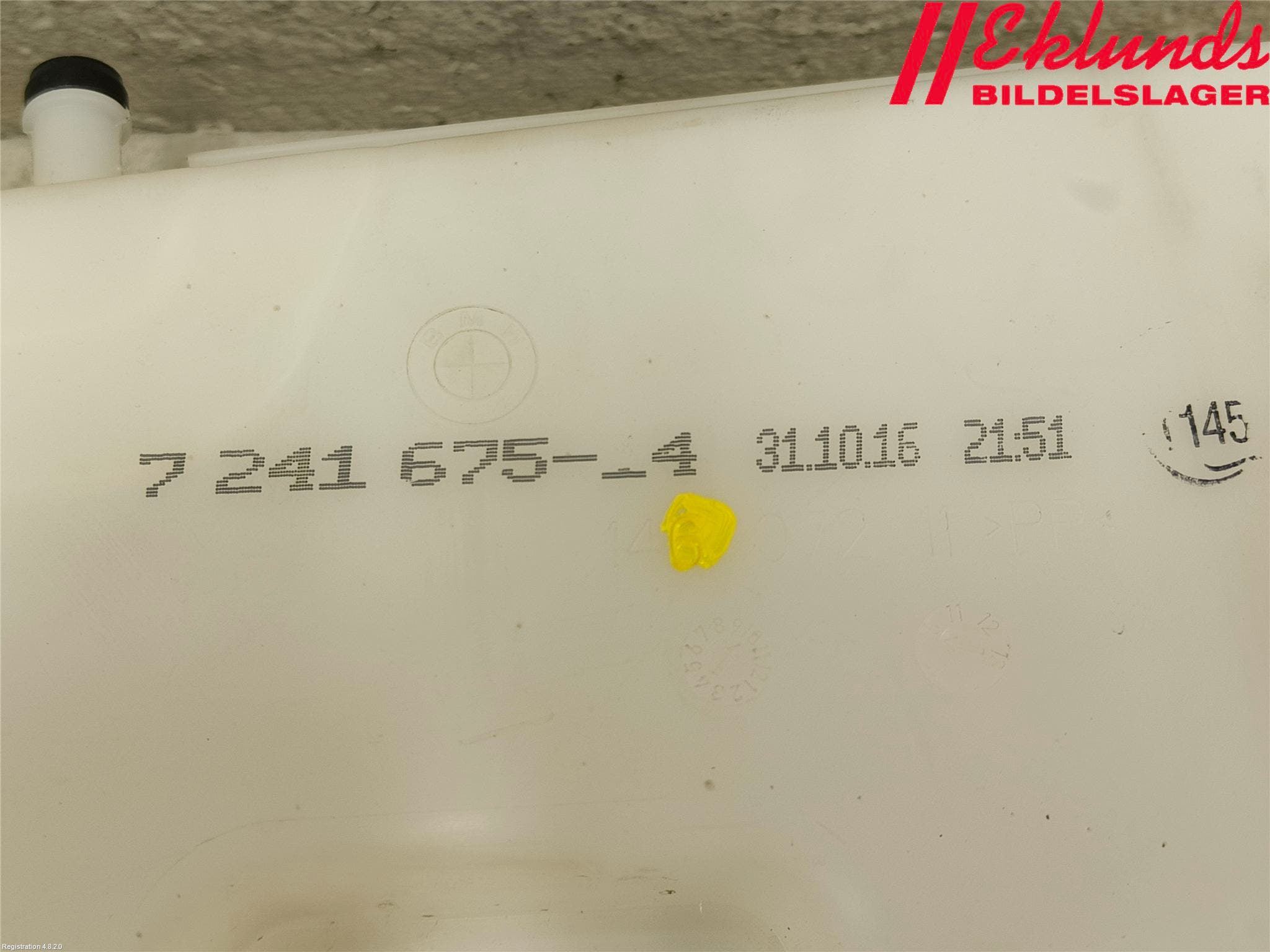 BMW 3 F30/F31/F80 12-19 Spolartank Vindruta