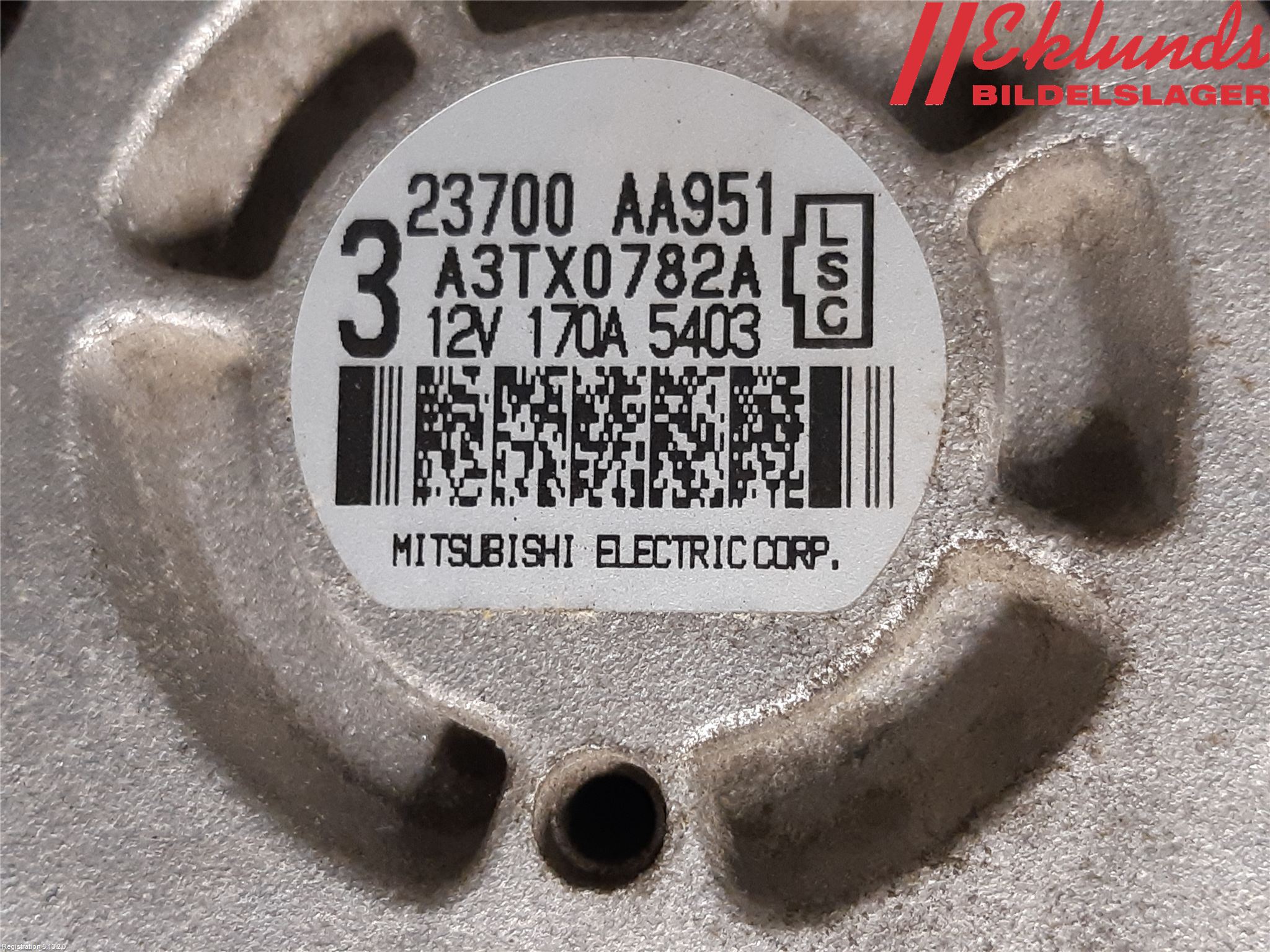 Subaru OUTBACK 15-20 Generator