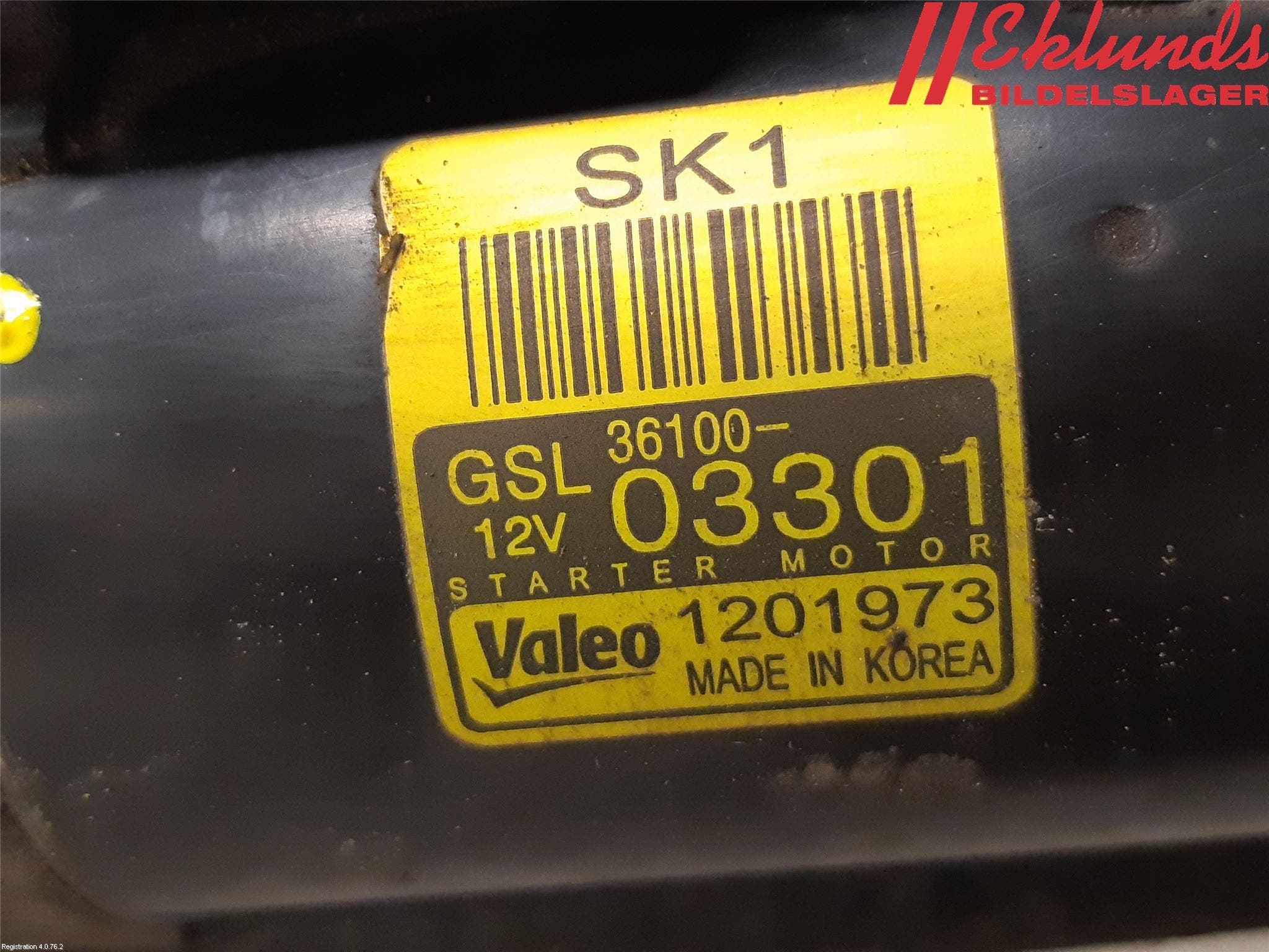 Kia RIO 12-16 Startmotor