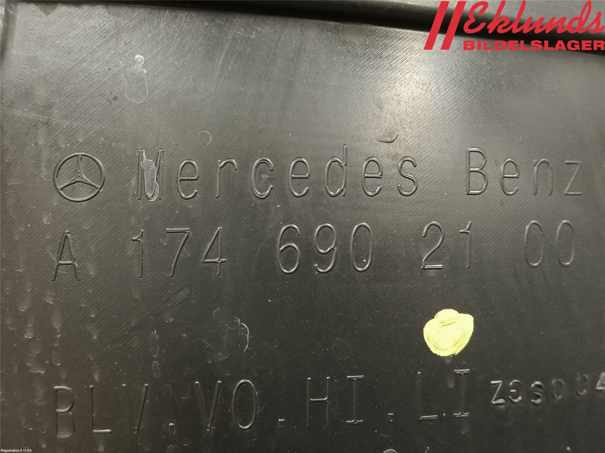 Mercedes-Benz MB CLA-KLASS (C118/X118) 19- Skärm Inner