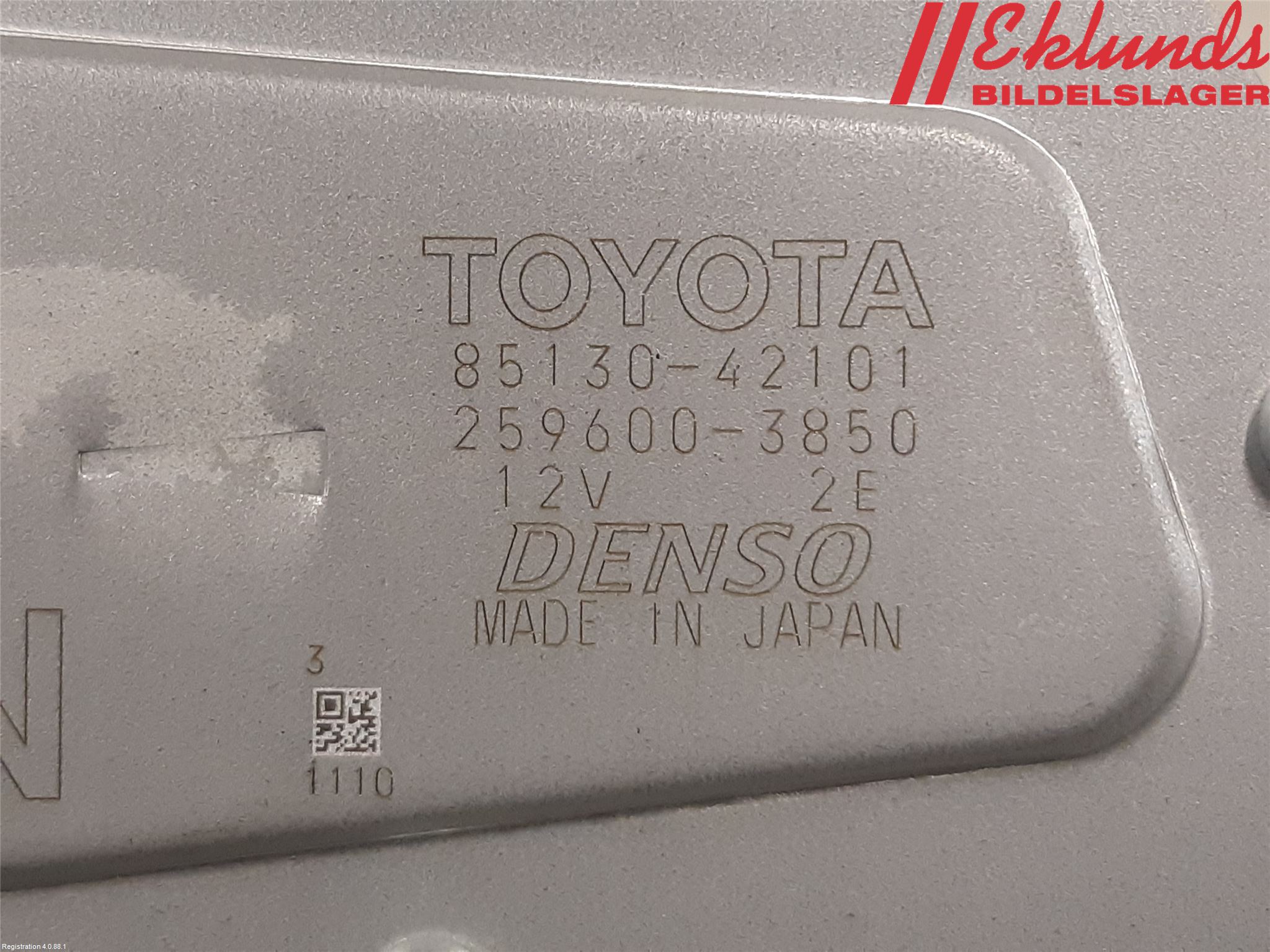 Toyota RAV4 19- Torkarmotor Baklucka