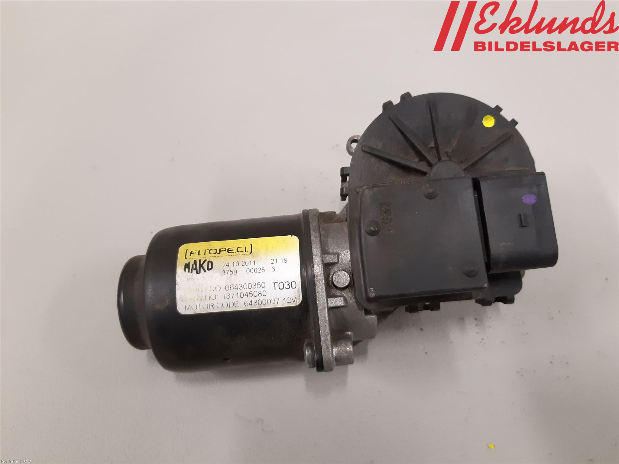 Fiat FIORINO Torkarmotor Vindruta