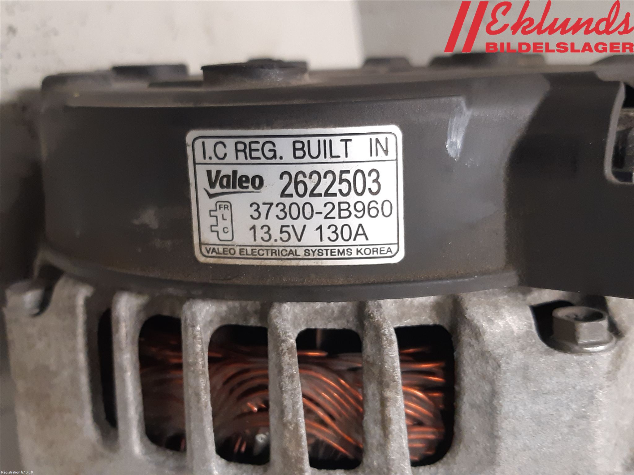 Kia SPORTAGE (QL) 16-21 Generator