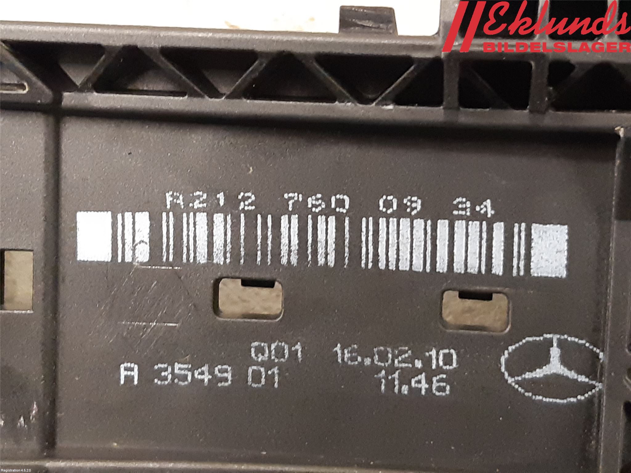 Mercedes-Benz MB E-KLASS (W212) 09-16 Dörrhandtag Yttre Hö