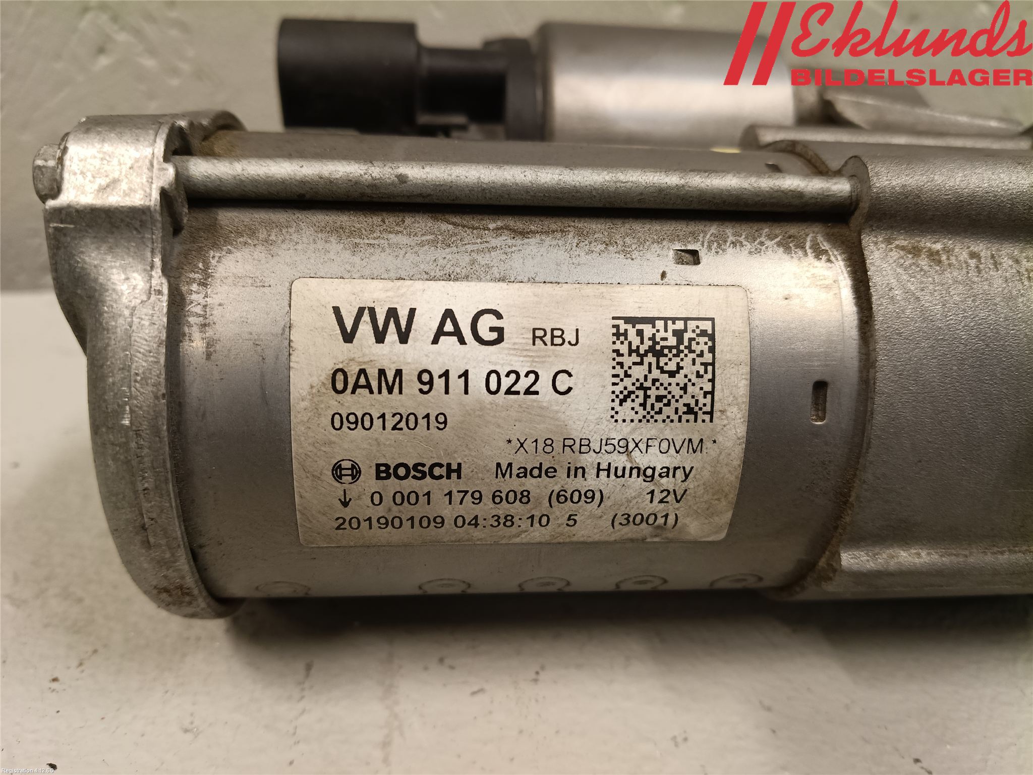 Audi A3/S3 8V 13-20 Startmotor