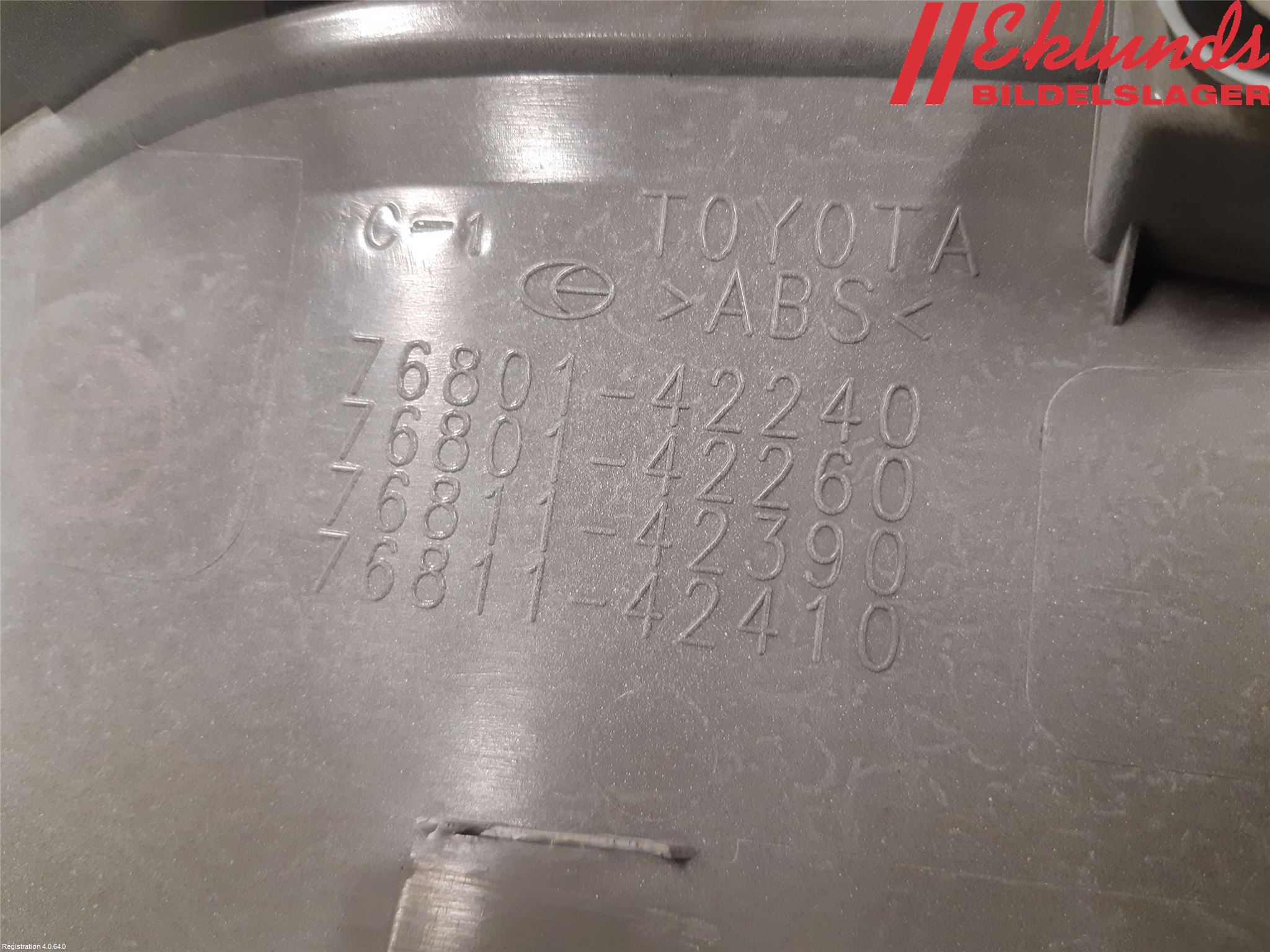 Toyota RAV4 19- List Bak-Baklucka