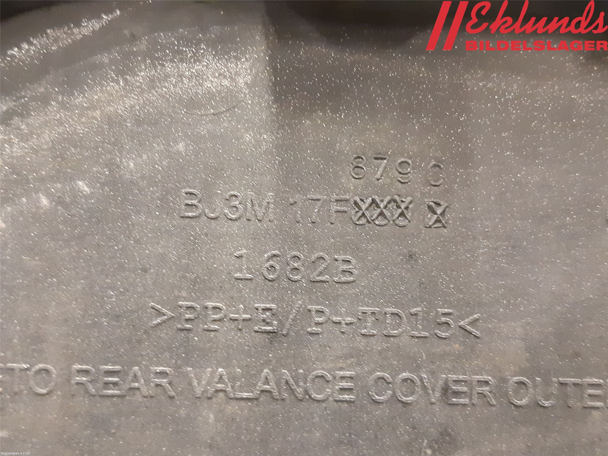 Landrover LAND ROVER RANGE ROVER EVOQUE (L538) 11-18 Stötfångardel Bak Vä