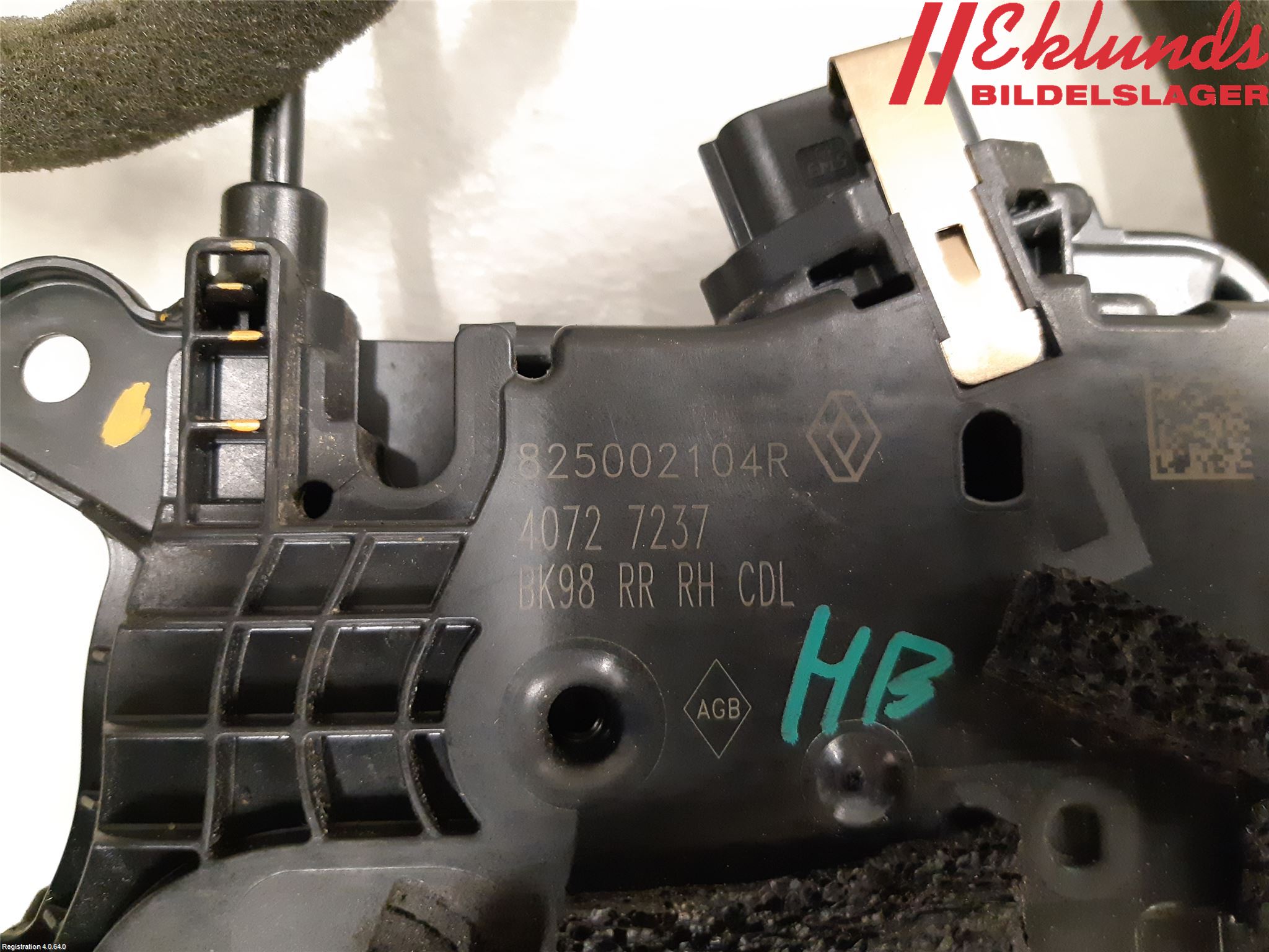 Renault CLIO IV 16-19 Låskista-Dörrlås