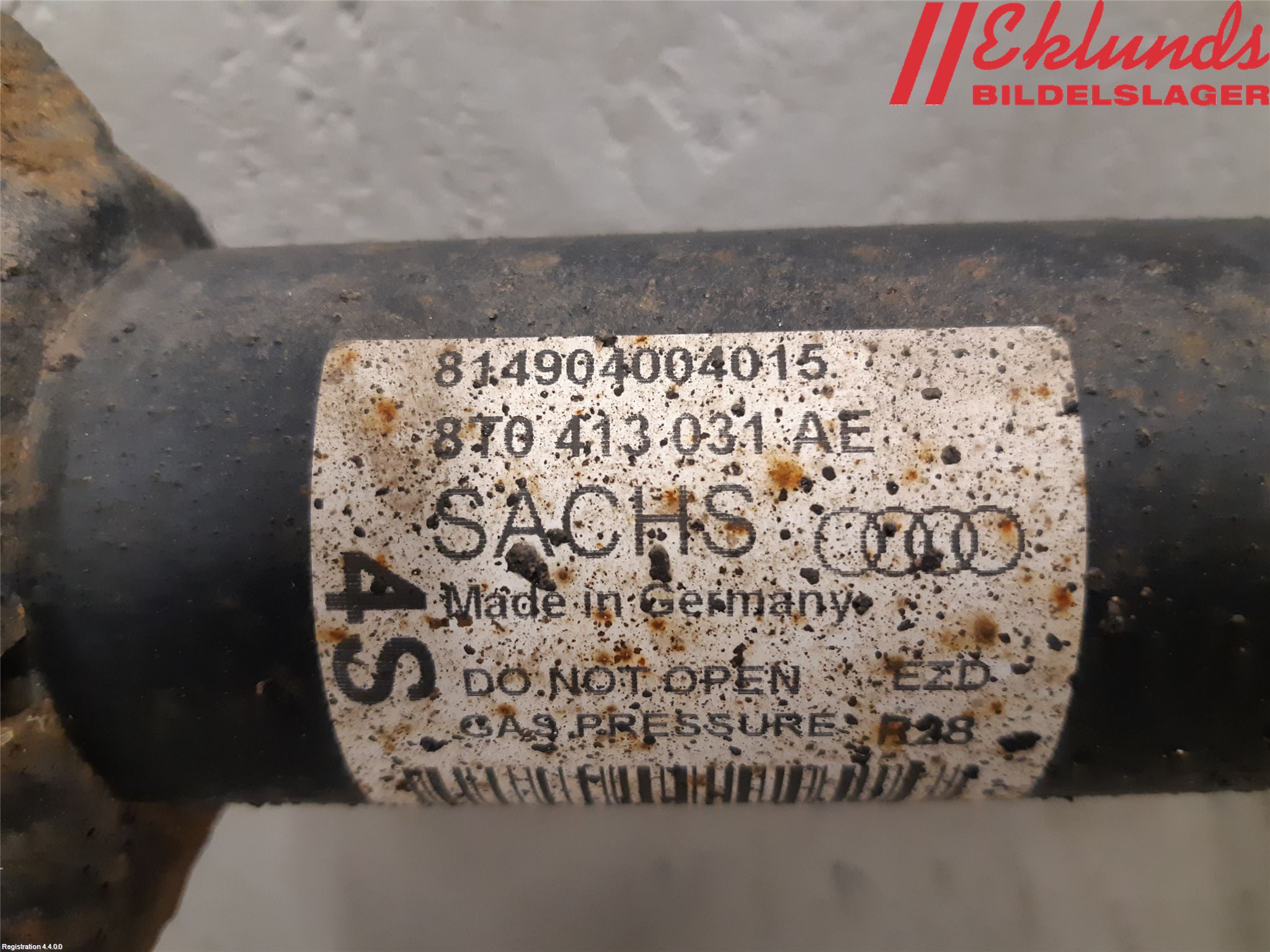 Audi A4/S4 08-11 Fjäderben Fram Vänster