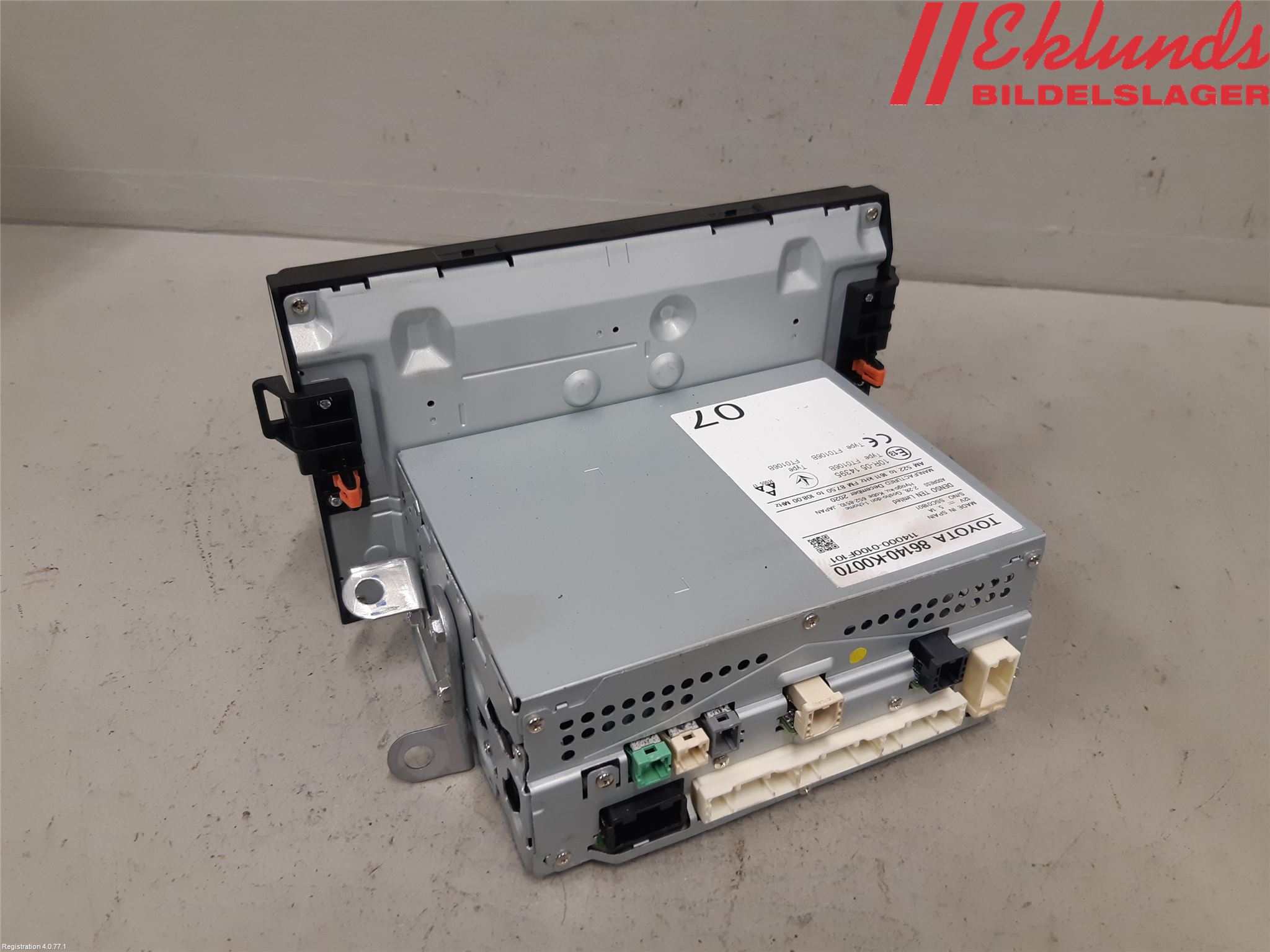 Toyota YARIS XP21 20- Cd Radio - Multimediapanel