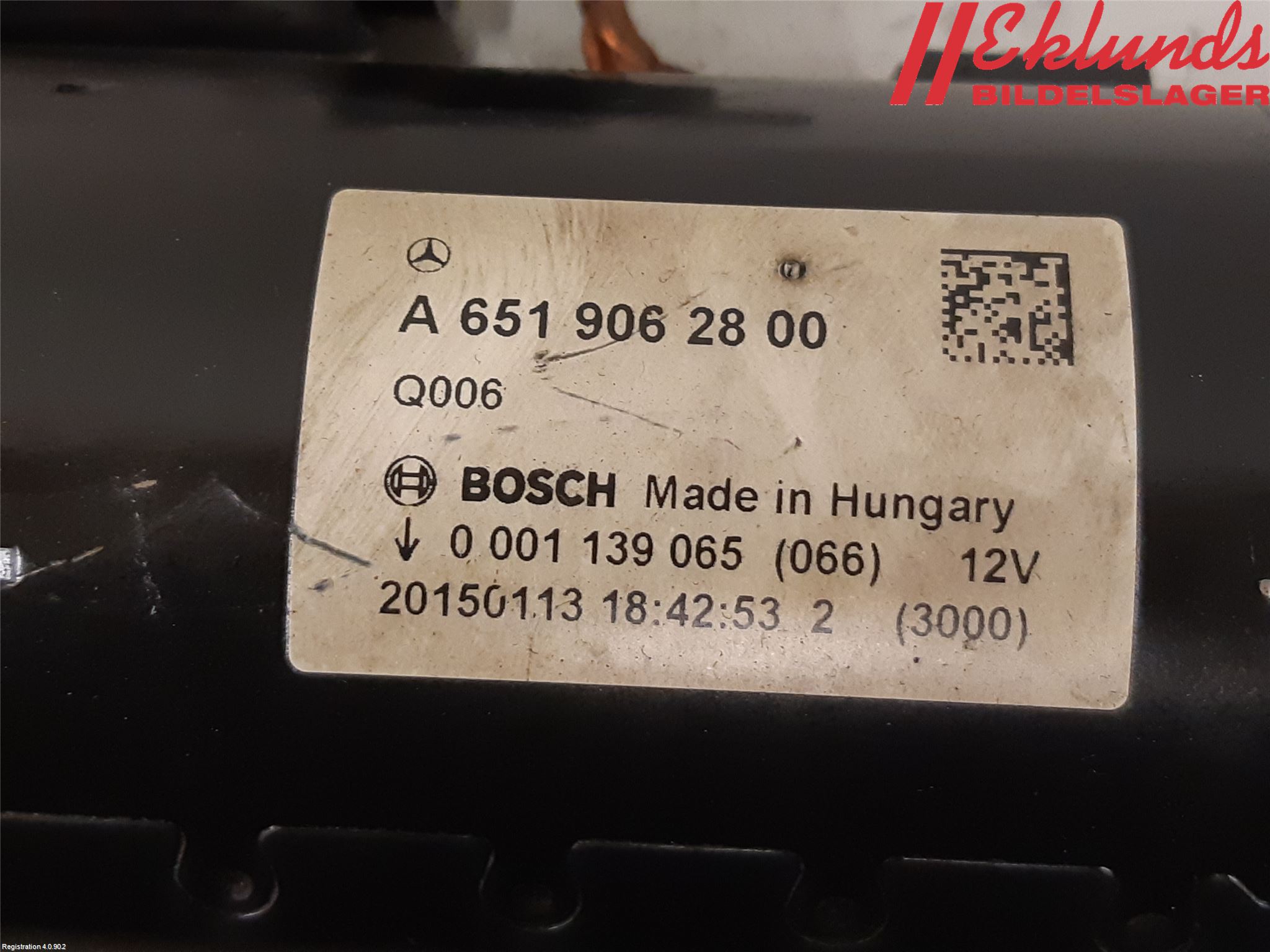 Mercedes-Benz MB E-KLASS (W212) 09-16 Startmotor Diesel