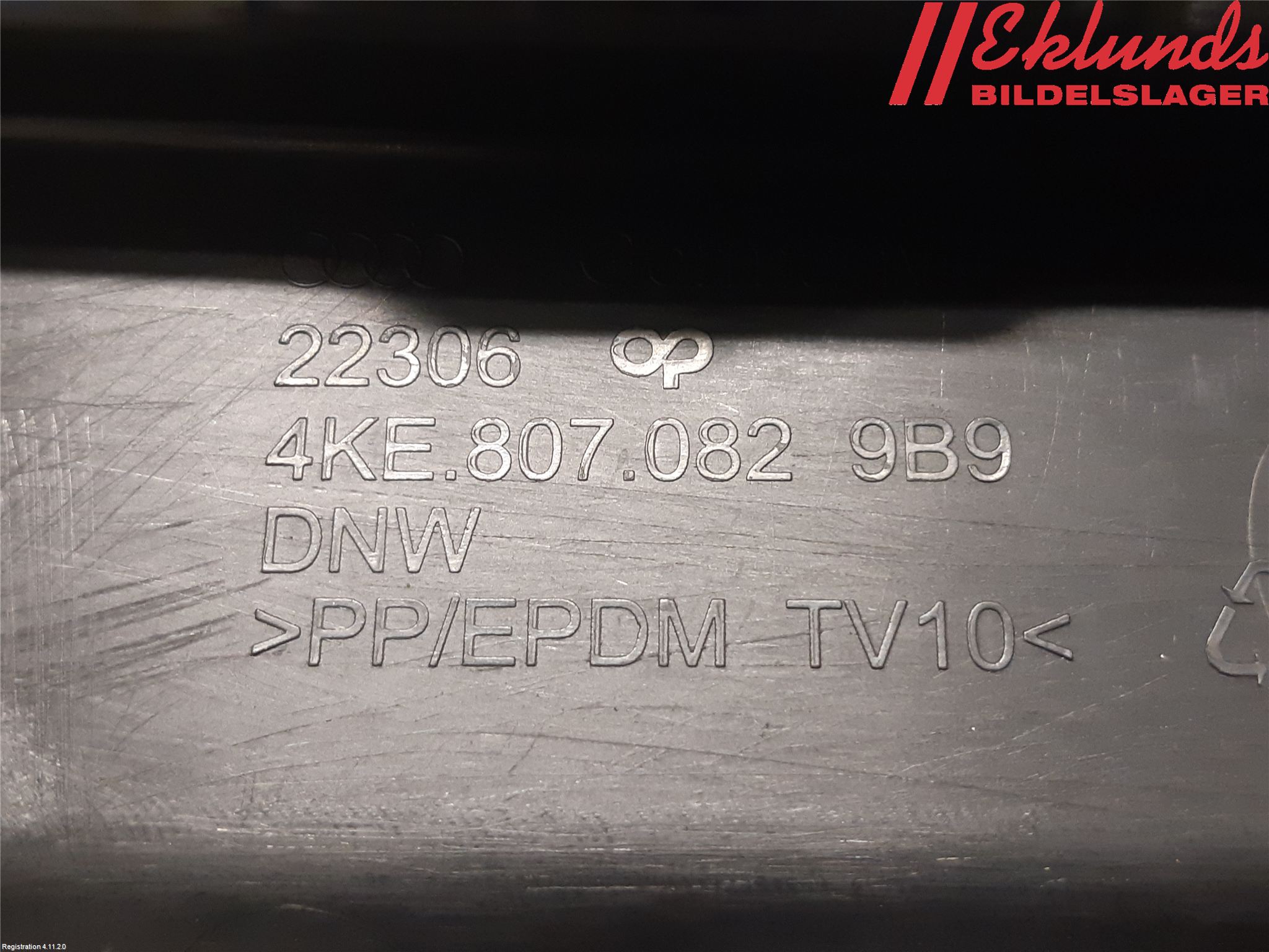 Audi E-TRON, S GE 19- Täckplast Front