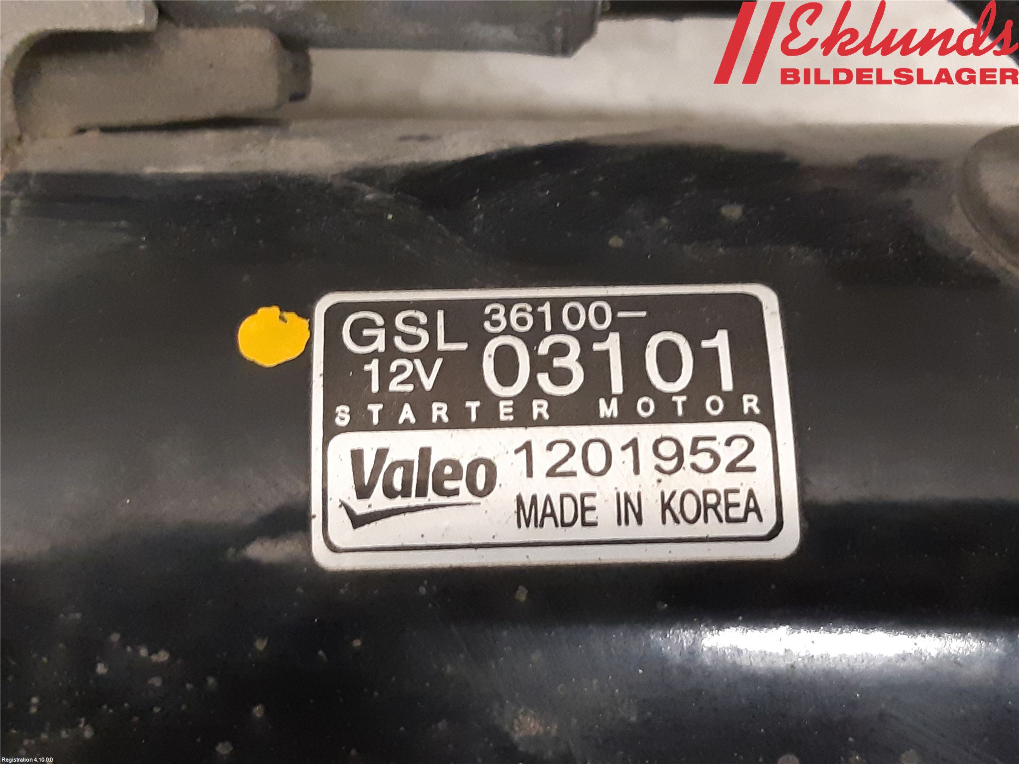 Hyundai i20 GB 15-20 Startmotor