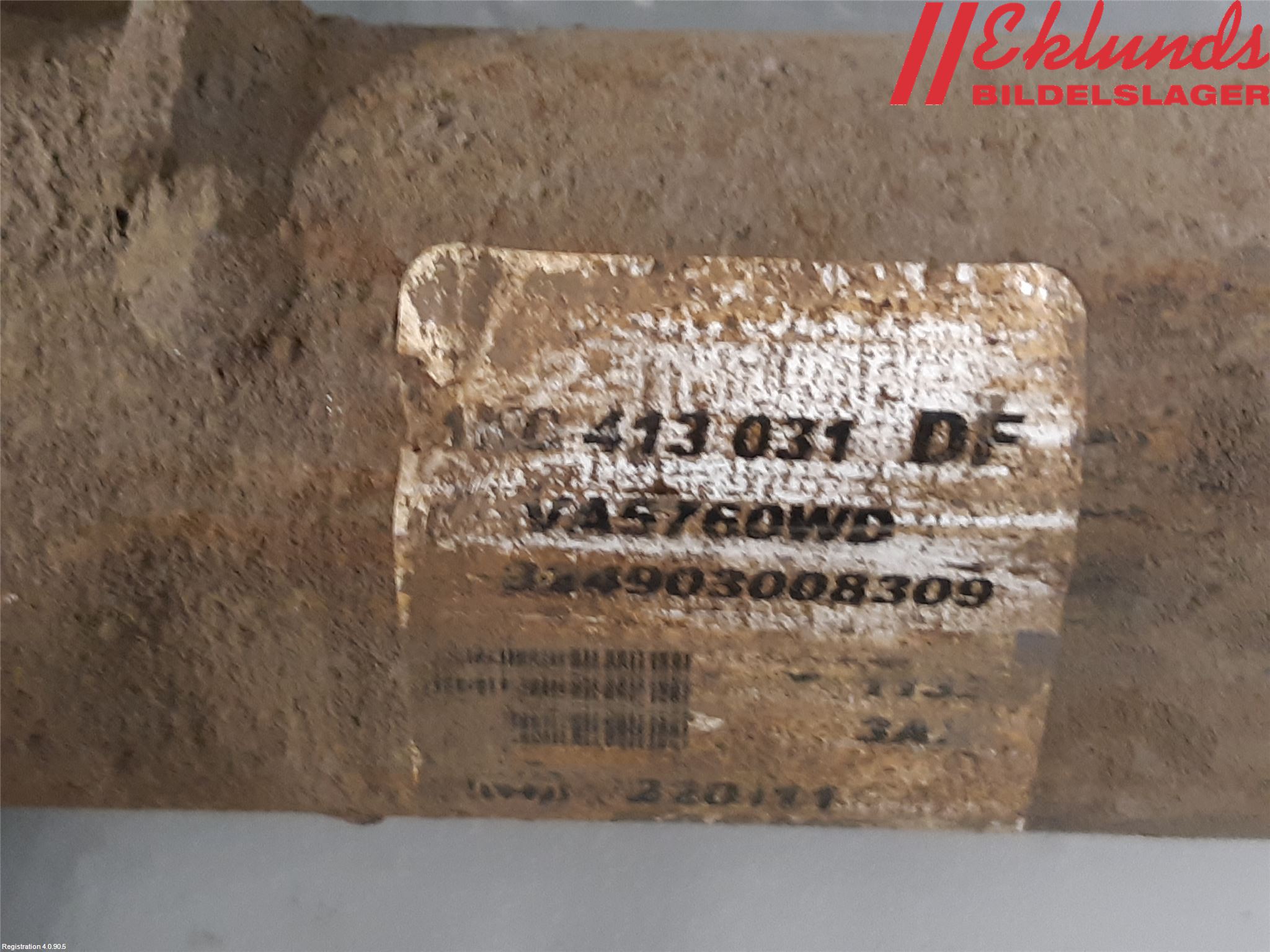 Volkswagen VW GOLF VI 09-13 Fjäderben Fram Vänster