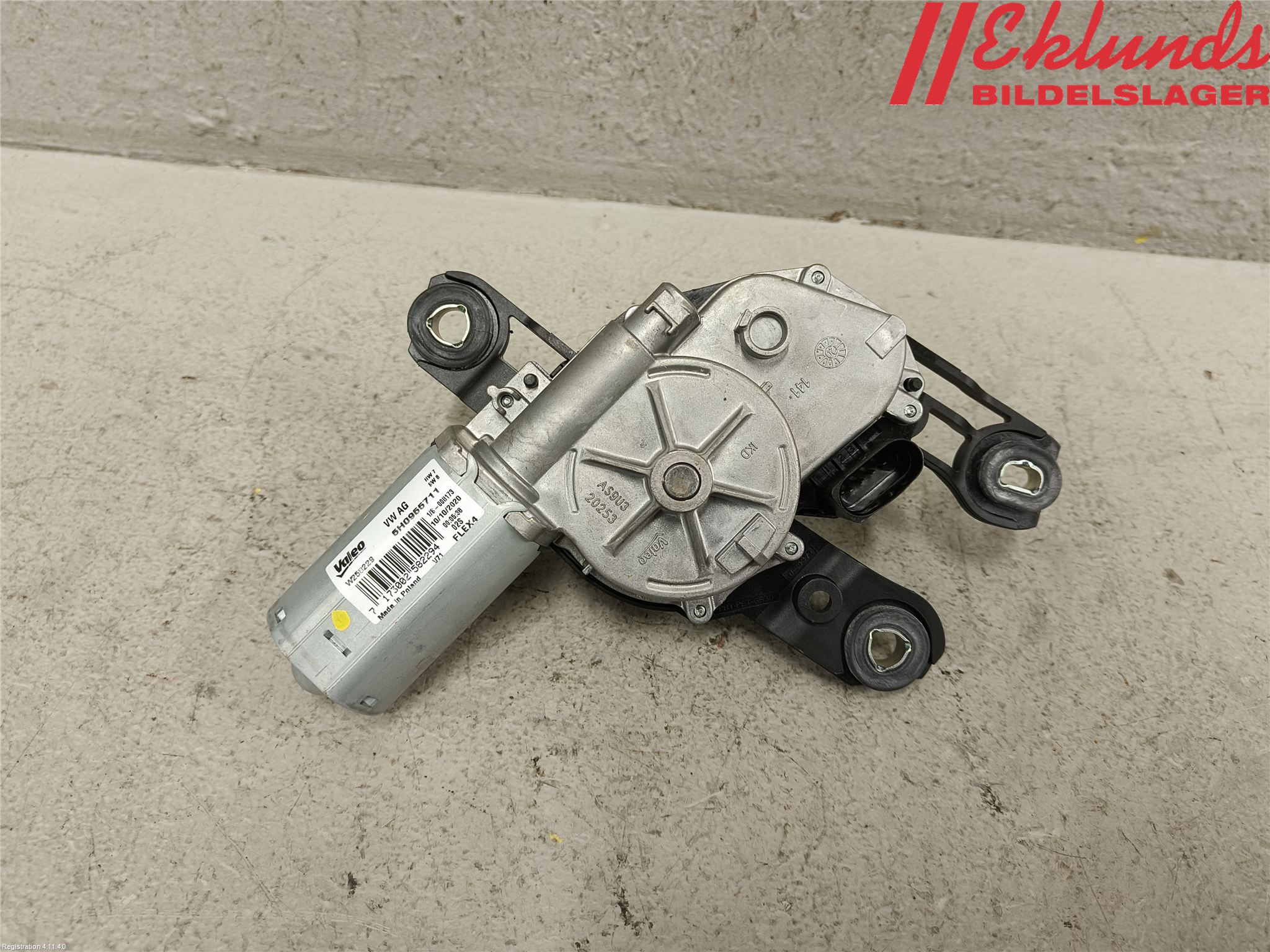 Volkswagen VW ID.3 21- Torkarmotor Baklucka