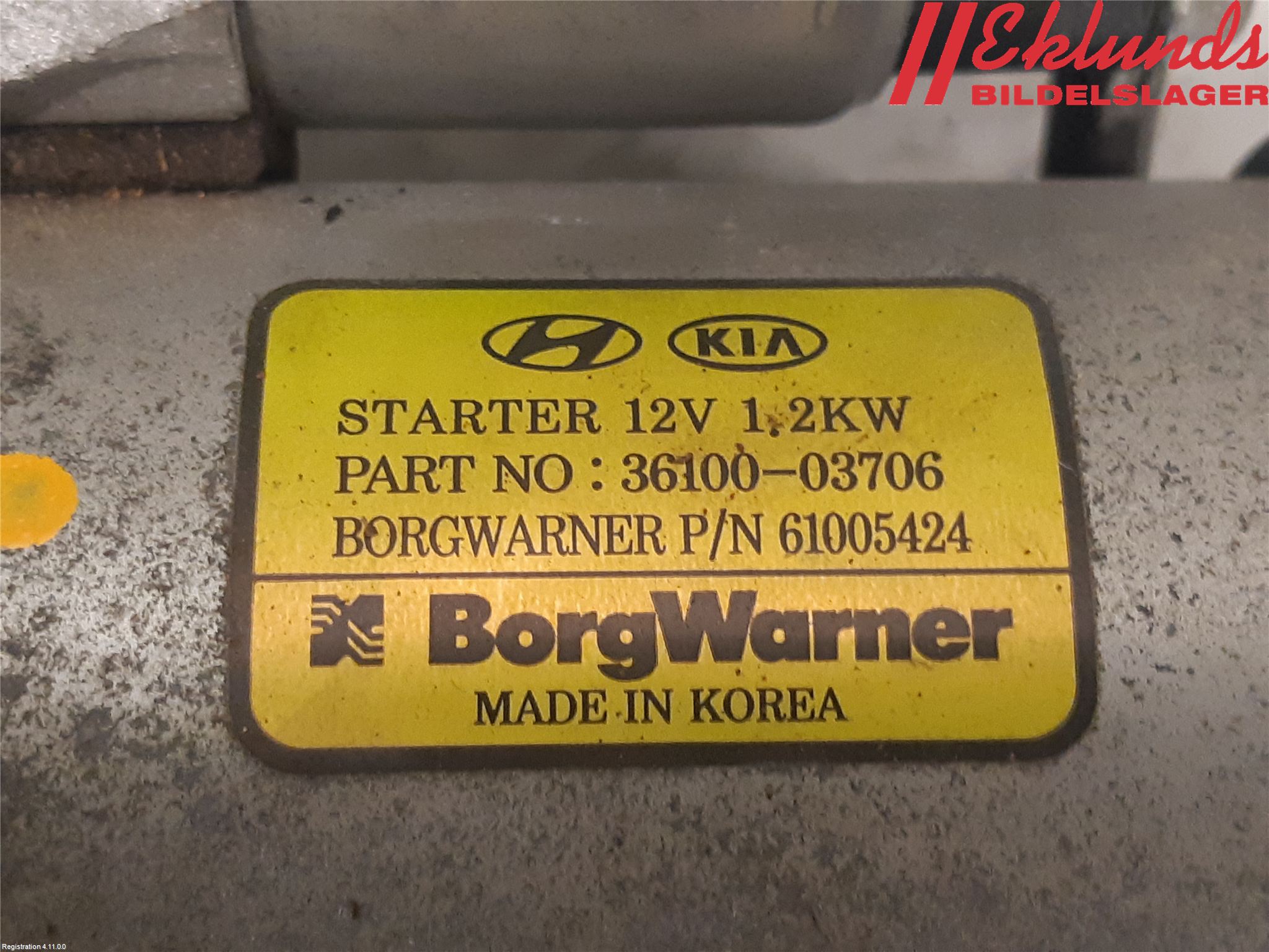 Hyundai i30 PD 17- Startmotor