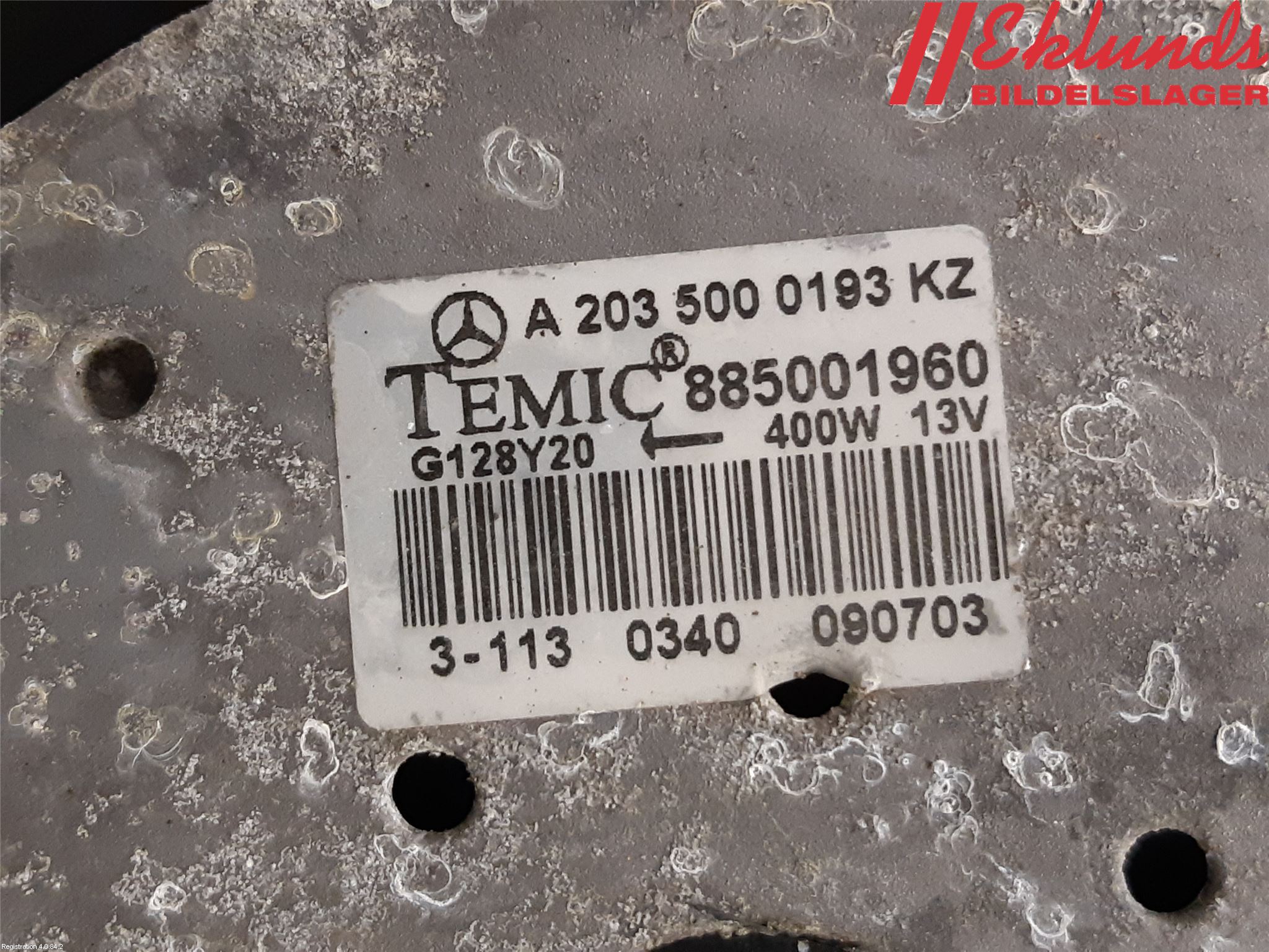 Mercedes-Benz MB C (203) 00-07 Kylfläkt El