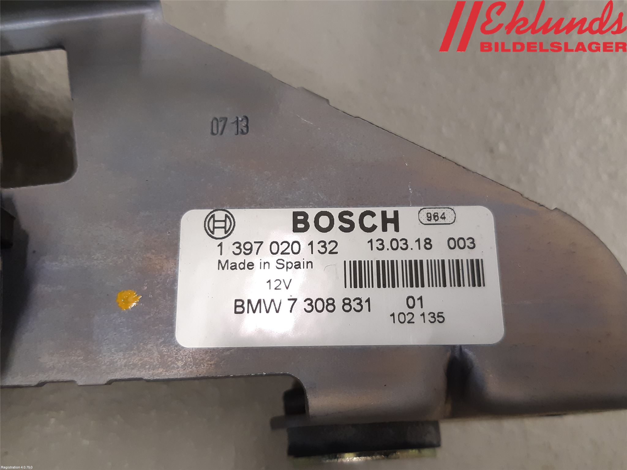 BMW 5 F10/F11/F18 09-17 Låskista Baklucka