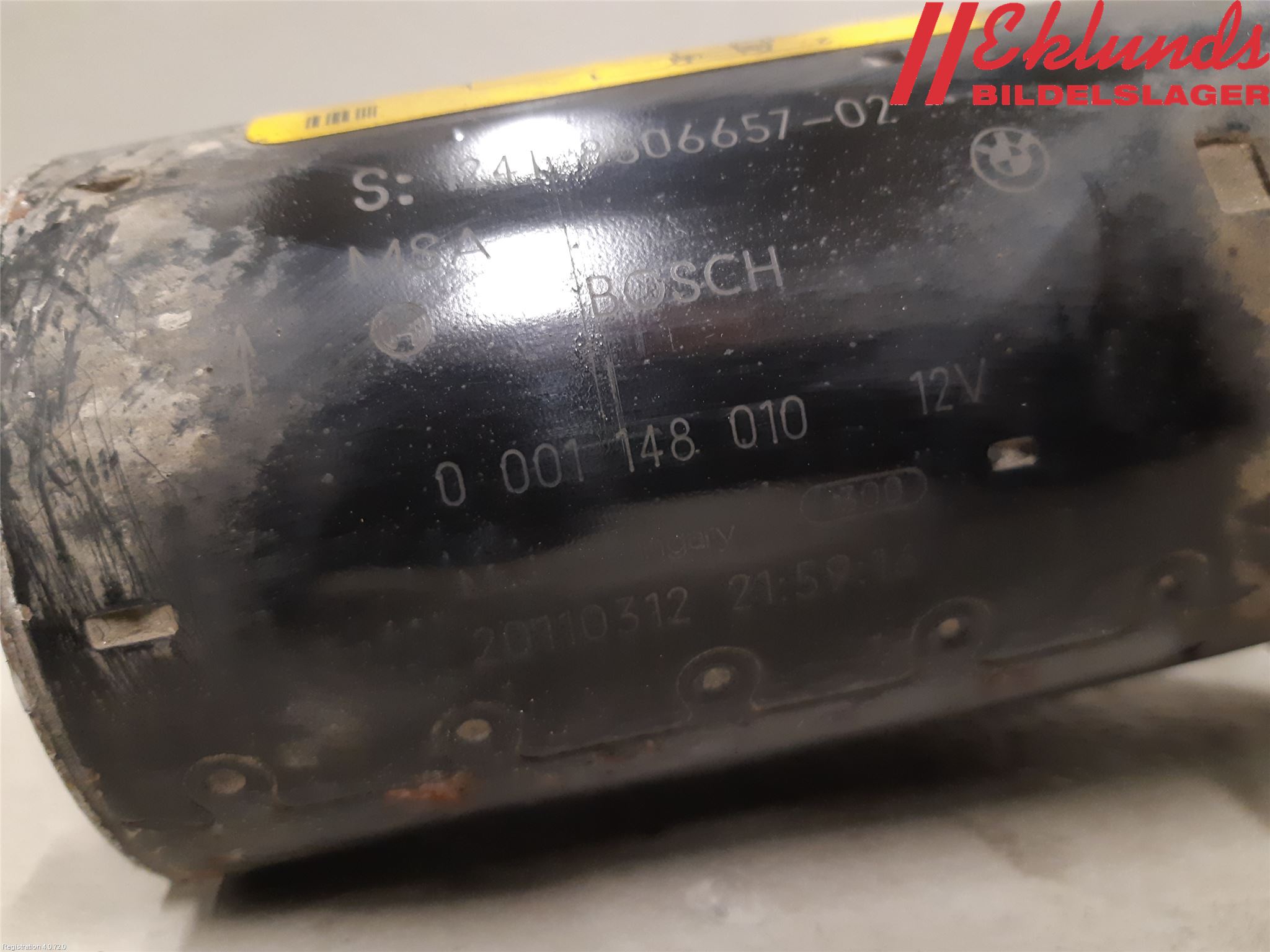 BMW 3 E90/91 SED/TOU 05-12 Startmotor Diesel