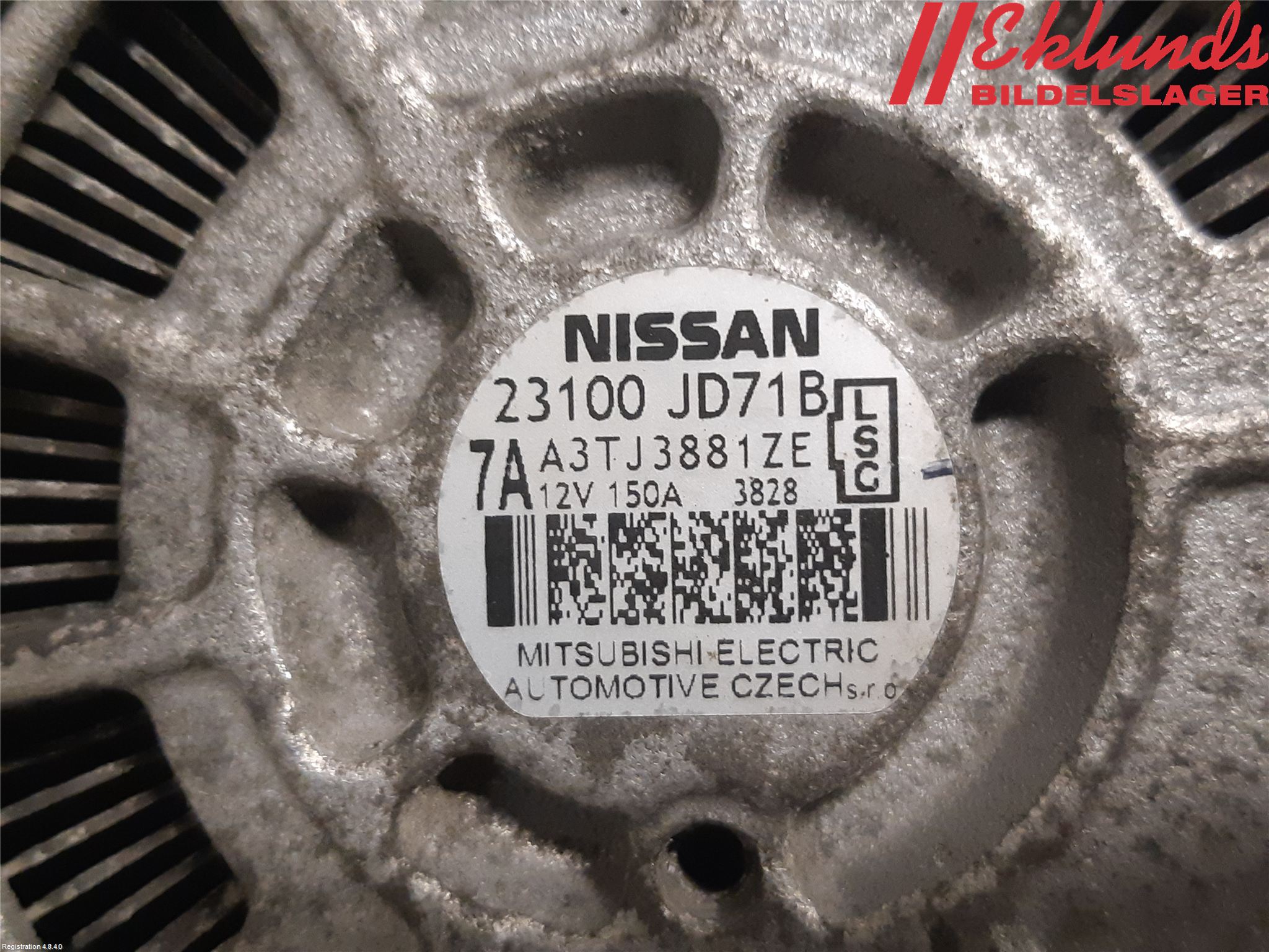 Nissan QASHQAI+2  10-14 Generator