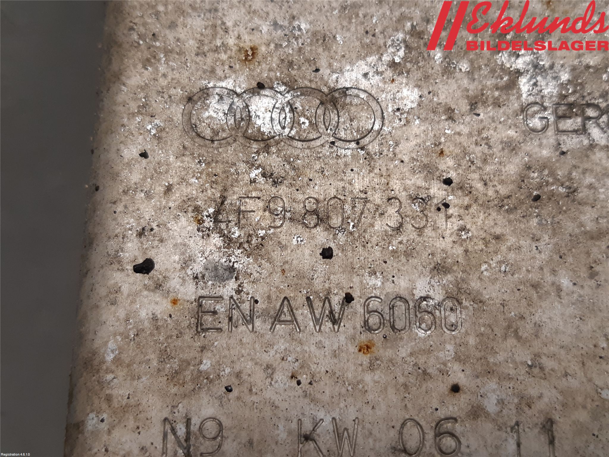 Audi A6/S6     05-11 Stötfångarbärjärn Bak