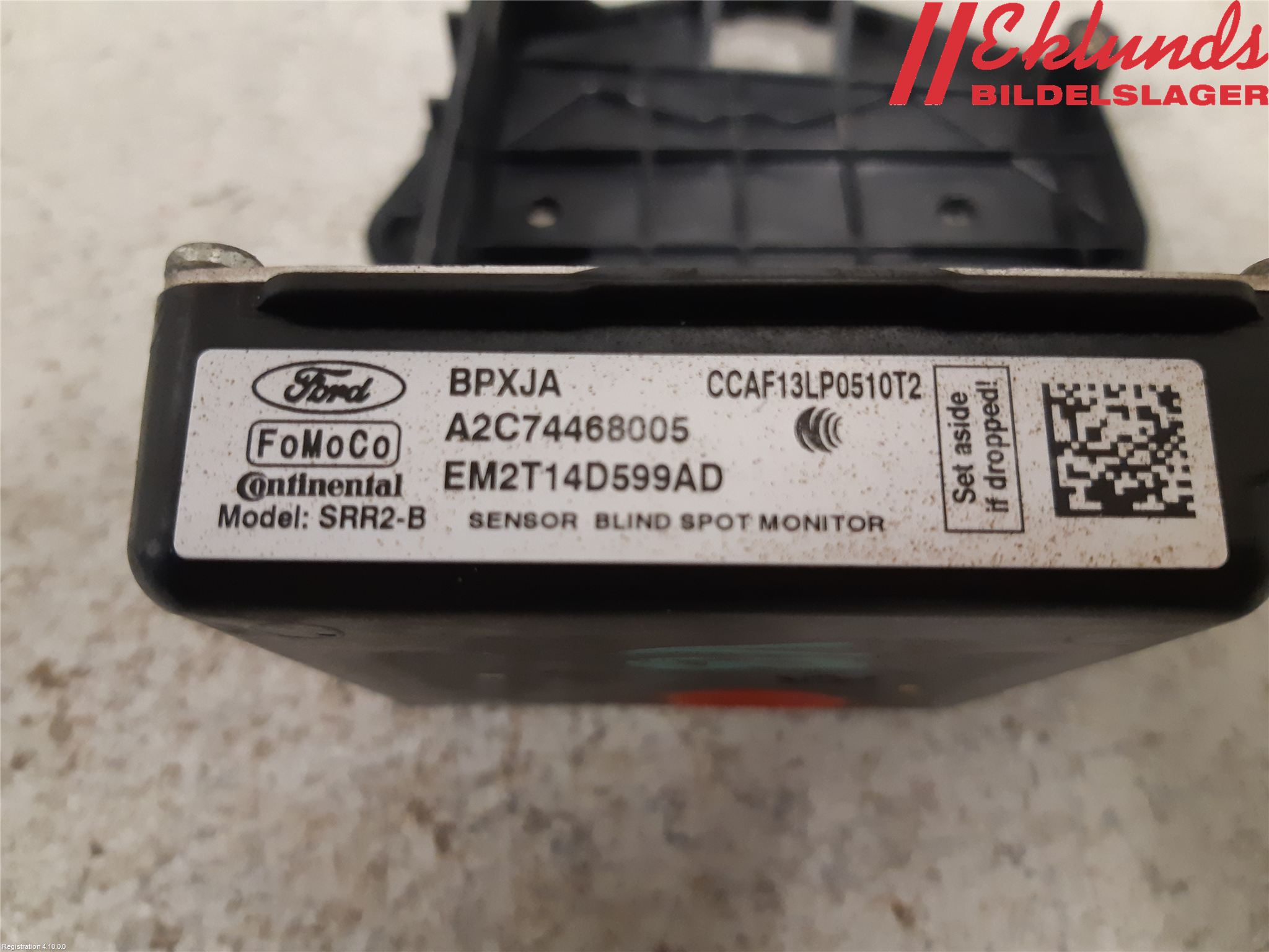 Ford S-MAX 15- Sensor Aktivt Kollisionsskydd