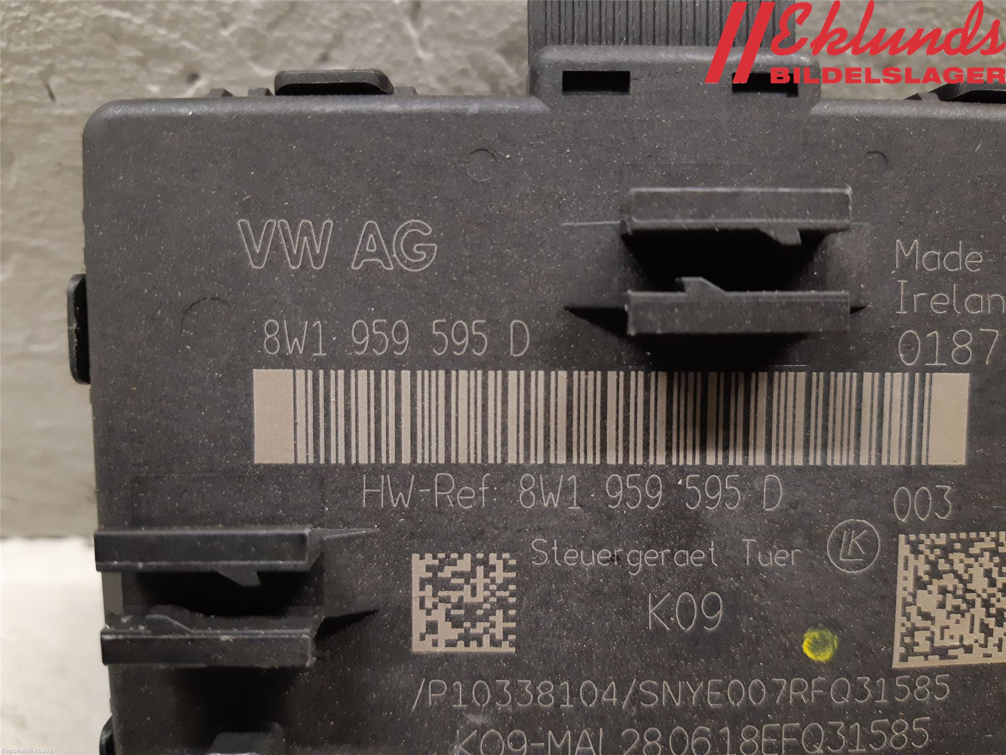 Volkswagen VW PASSAT 15-19 Styrenhet Dörr