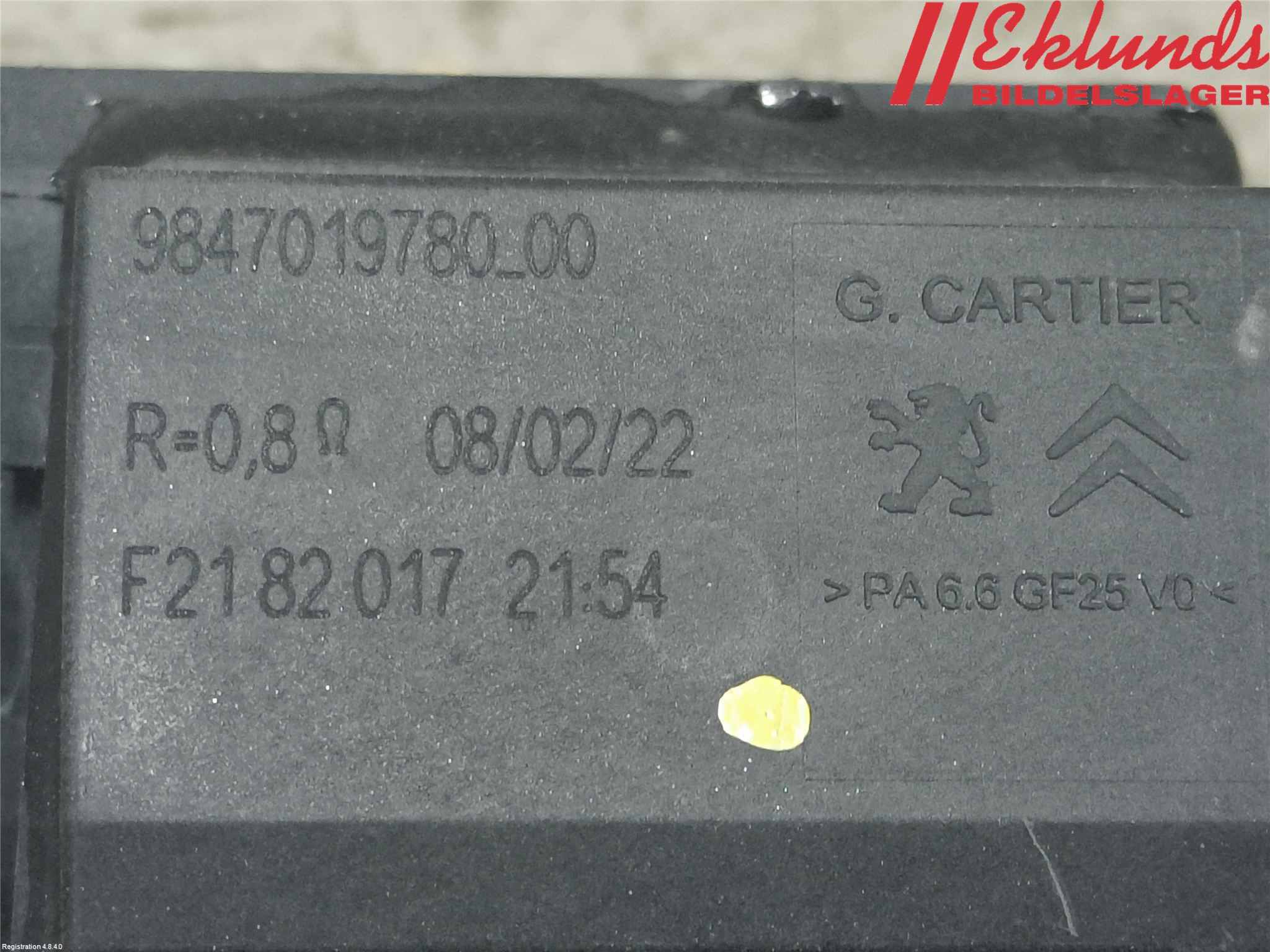 Peugeot 208/E-208 20- Kylfläktsmotstånd