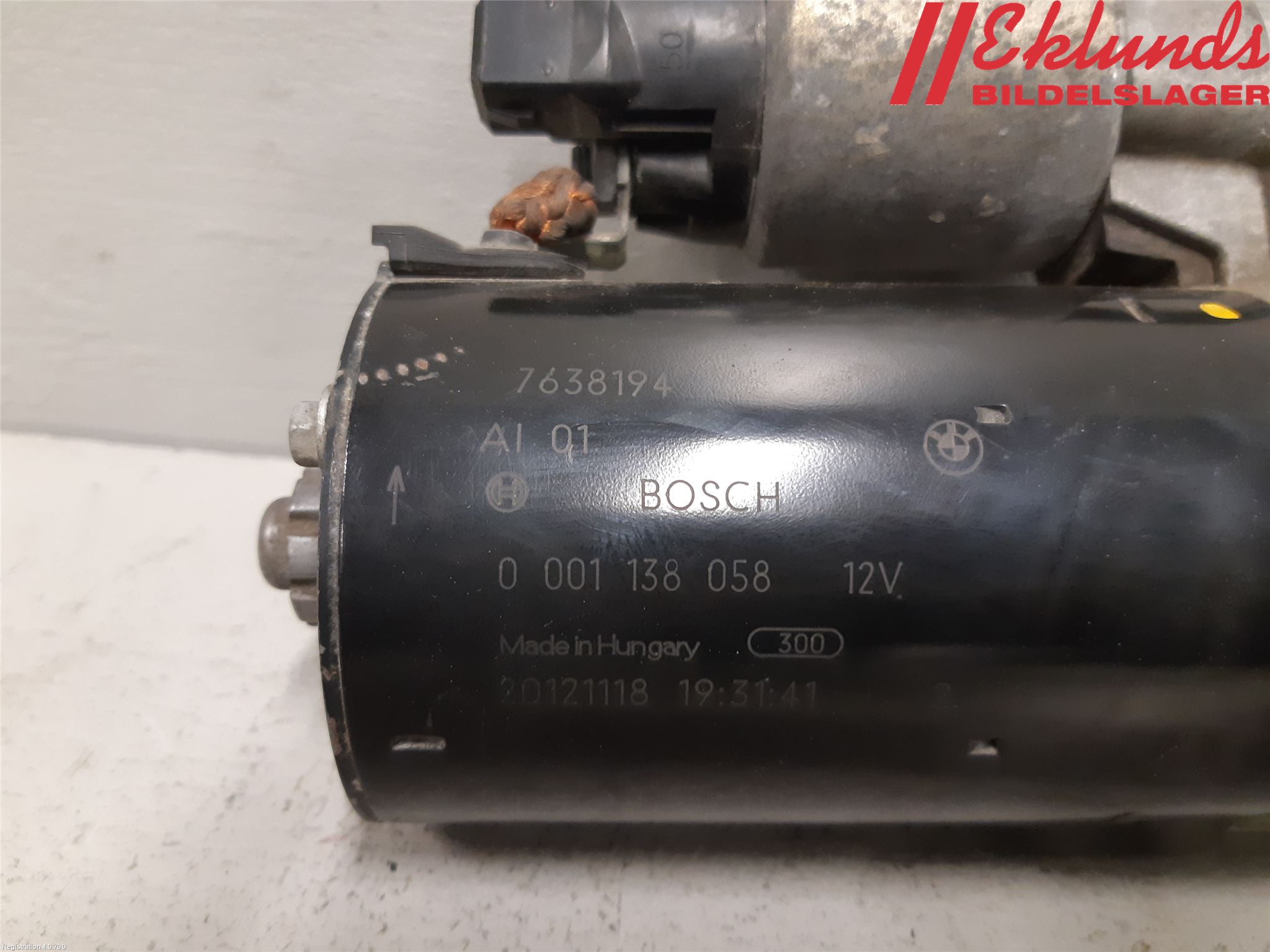 BMW 3 F30/F31/F80 12-19 Startmotor