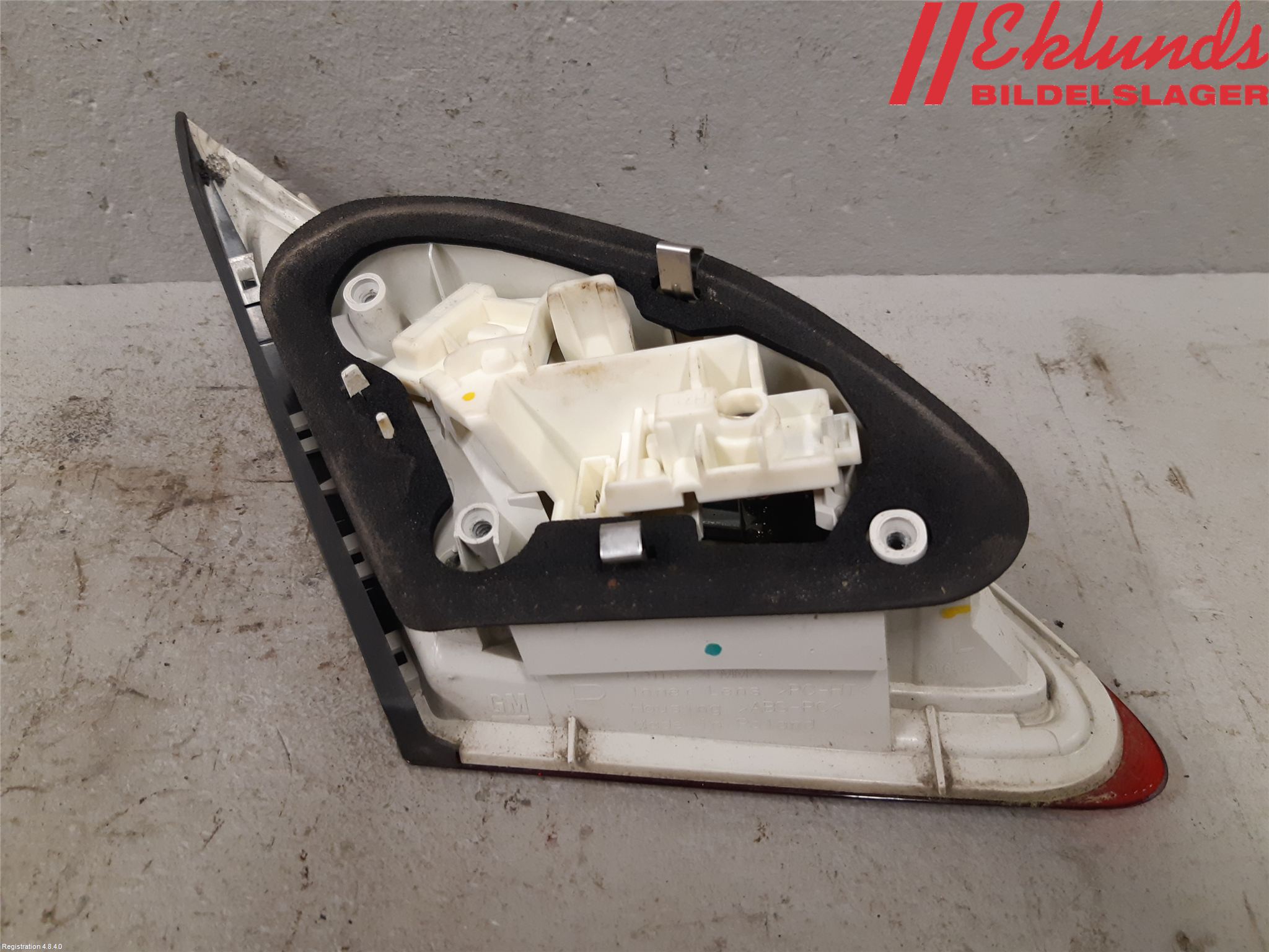 Opel ASTRA J 10-15 Bakljus Lucka Hö