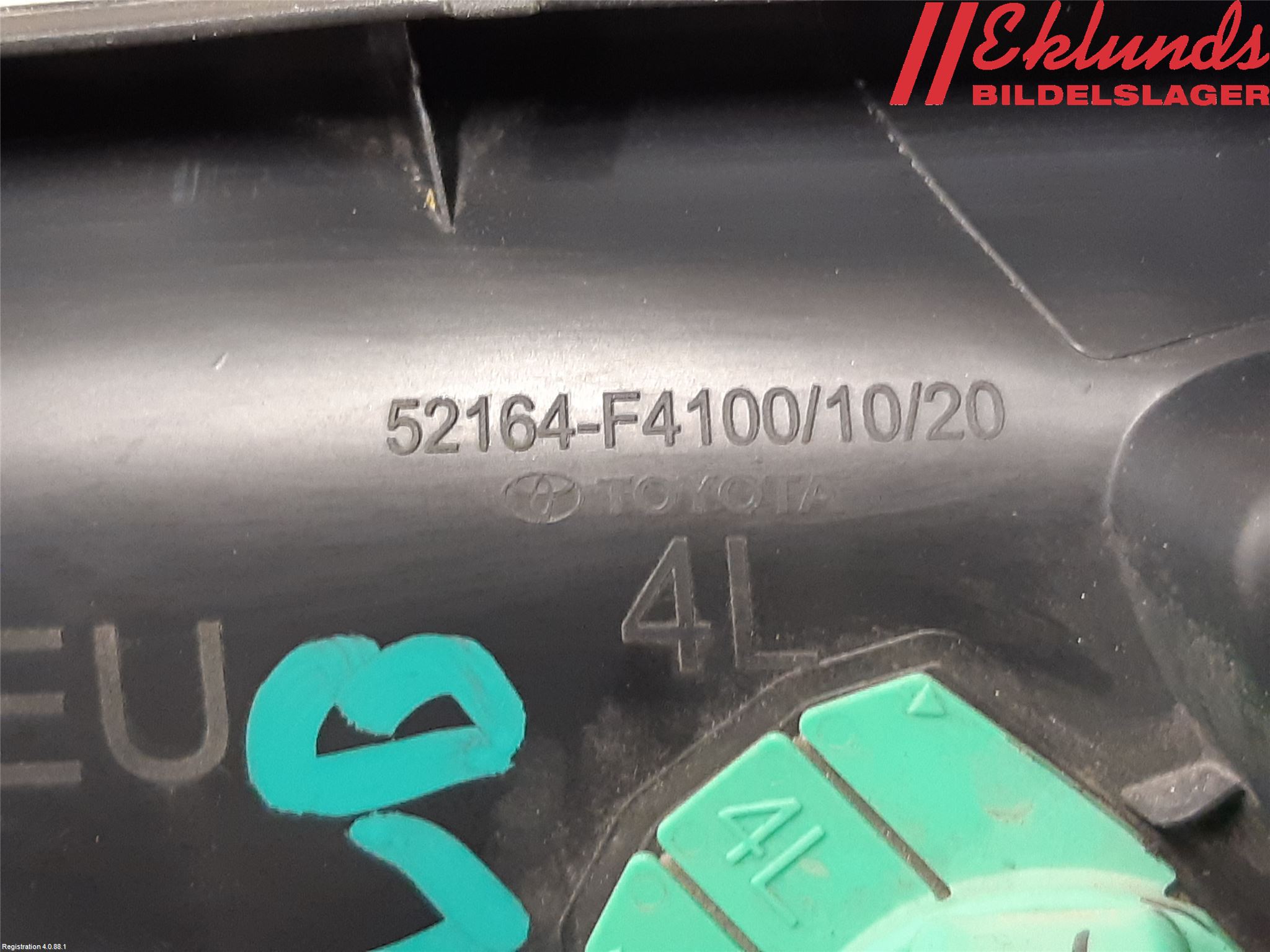 Toyota C-HR 16-23 Stöt Utfyllnad-List-Grill