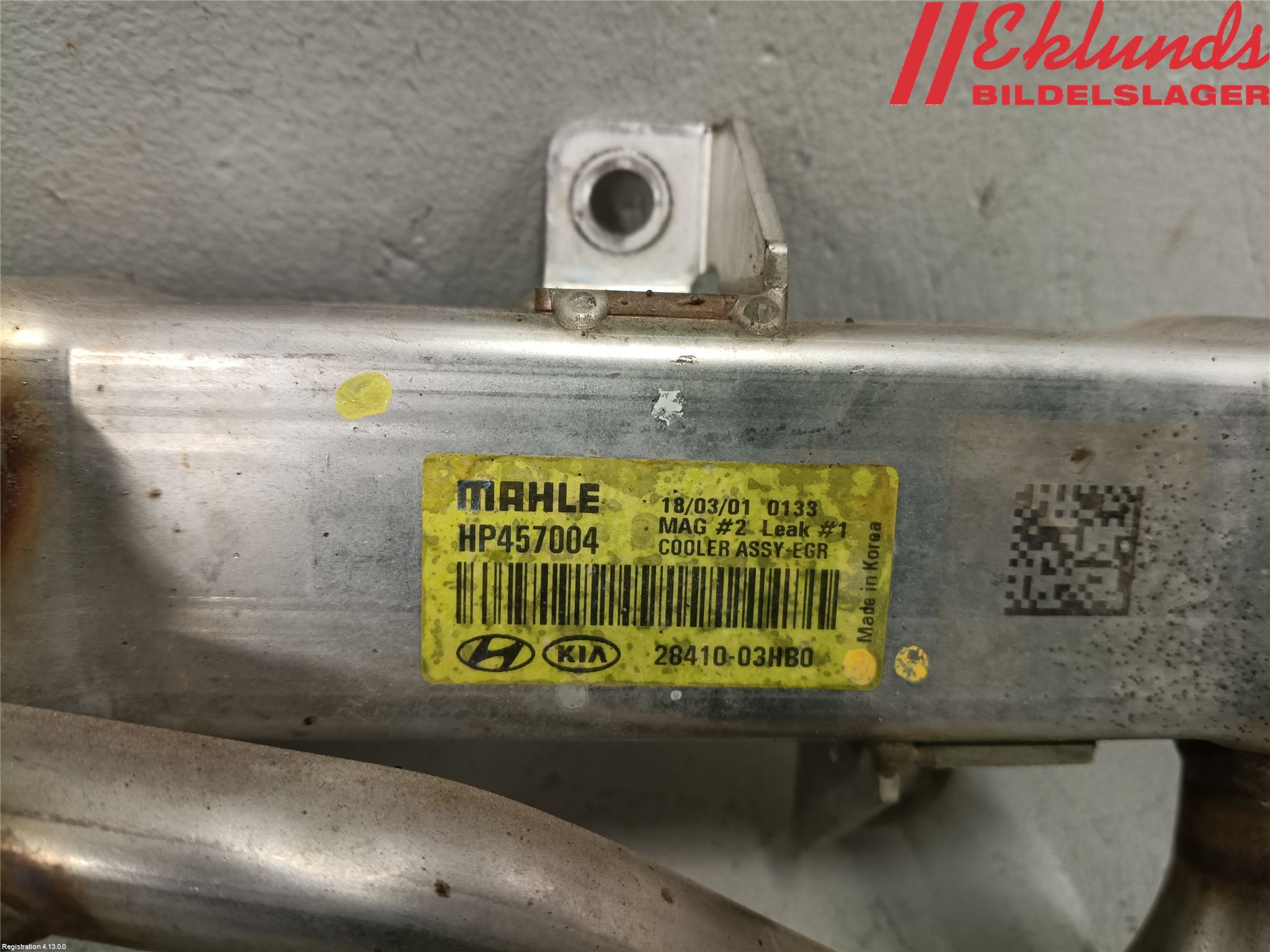Kia NIRO (DE) 17-22 Avgaskylare