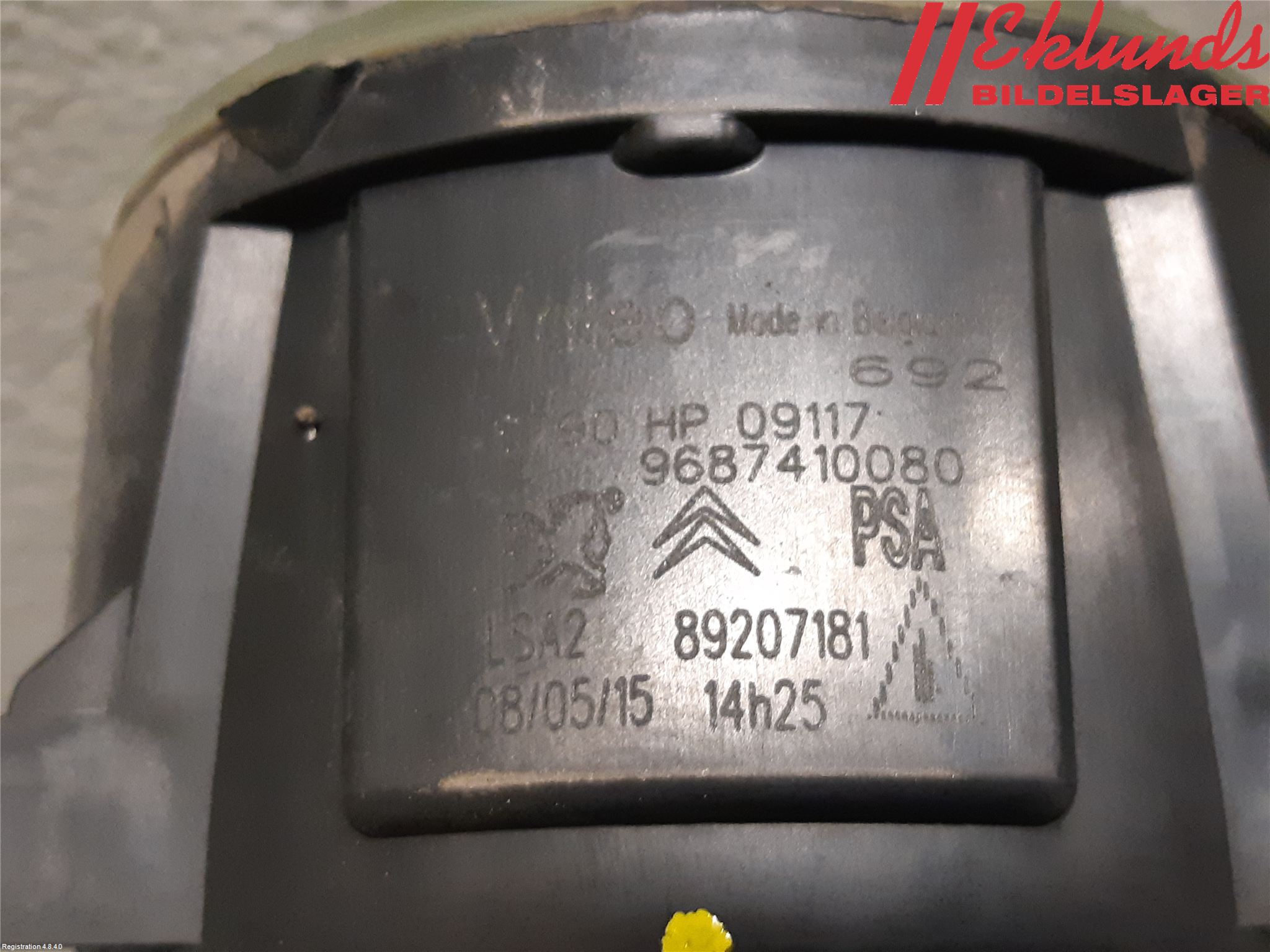 Citroen C4 GRAND PICASSO 14-18 Dimljus-Varselljus Fram
