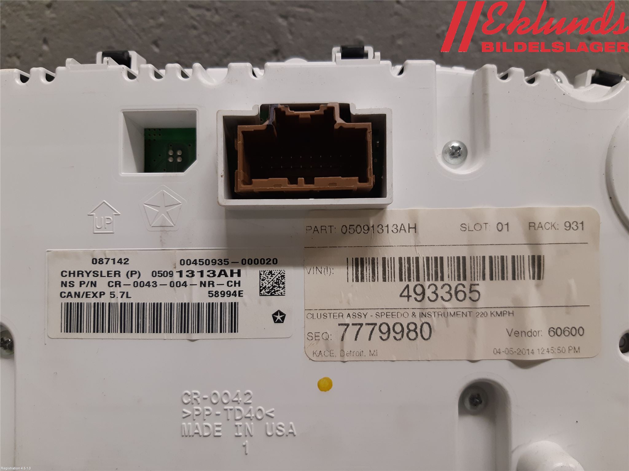 Dodge DURANGO Instrument Komb