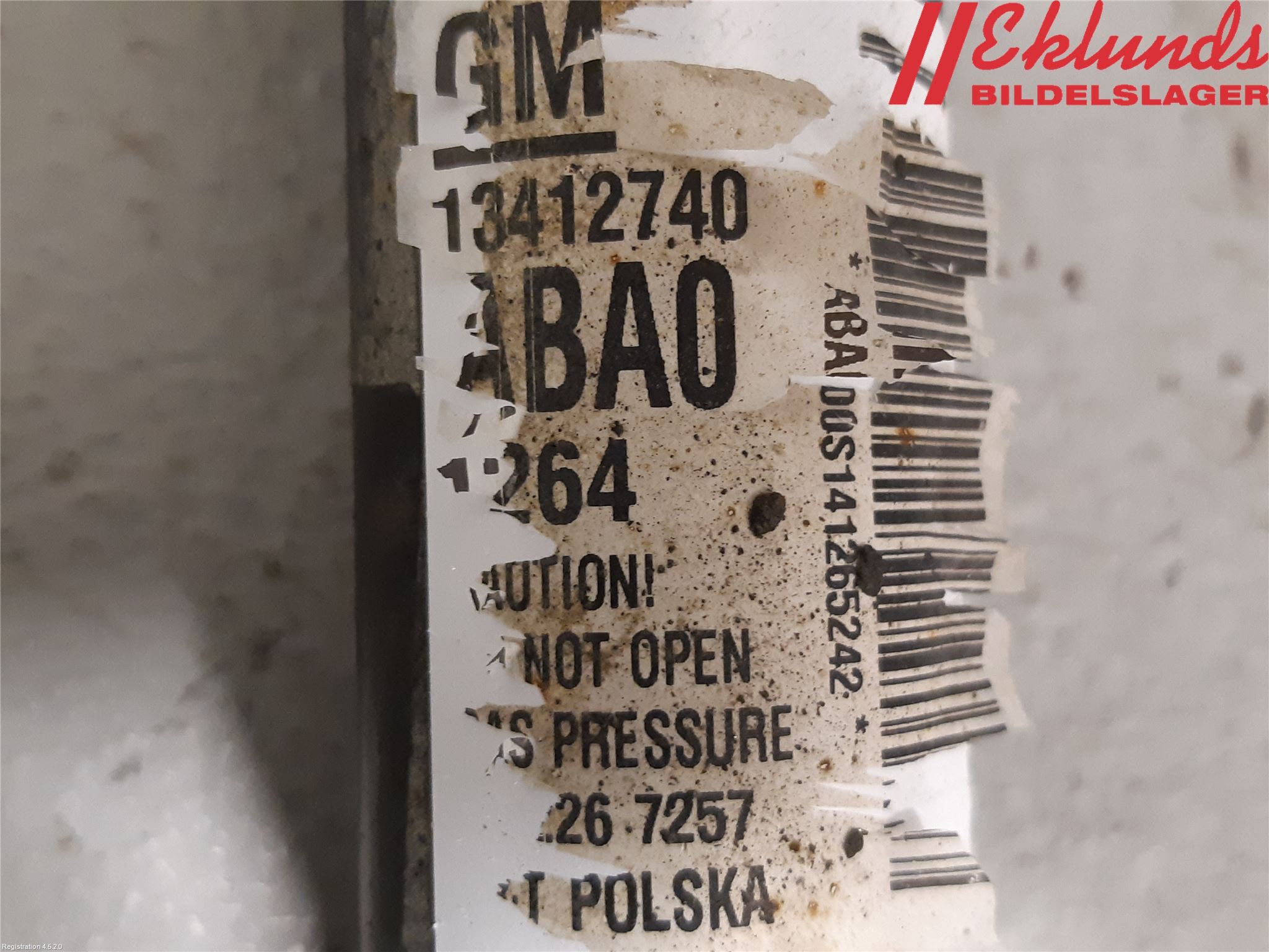 Opel ASTRA J 10-15 Stötdämpare Bak