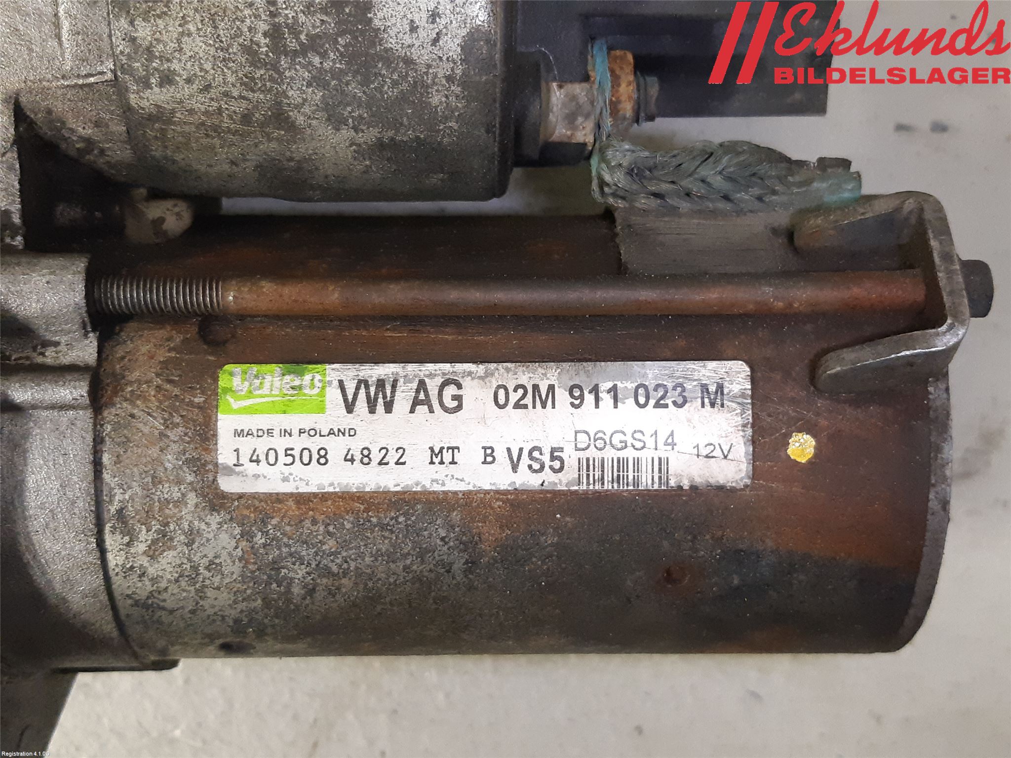 Volkswagen VW TIGUAN 07-16 Startmotor