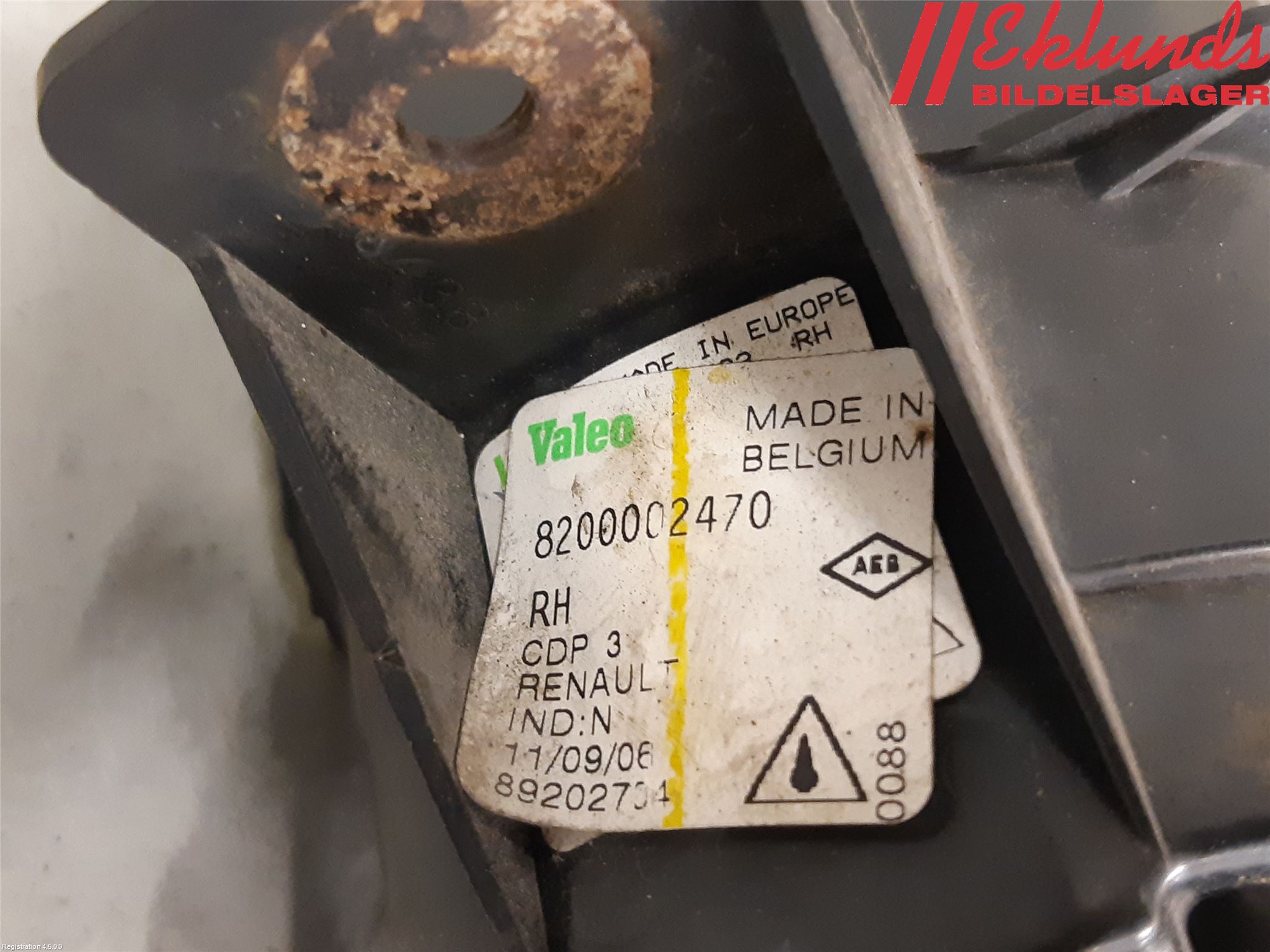 Renault CLIO III  06-09 Dimljus-Varselljus Fram