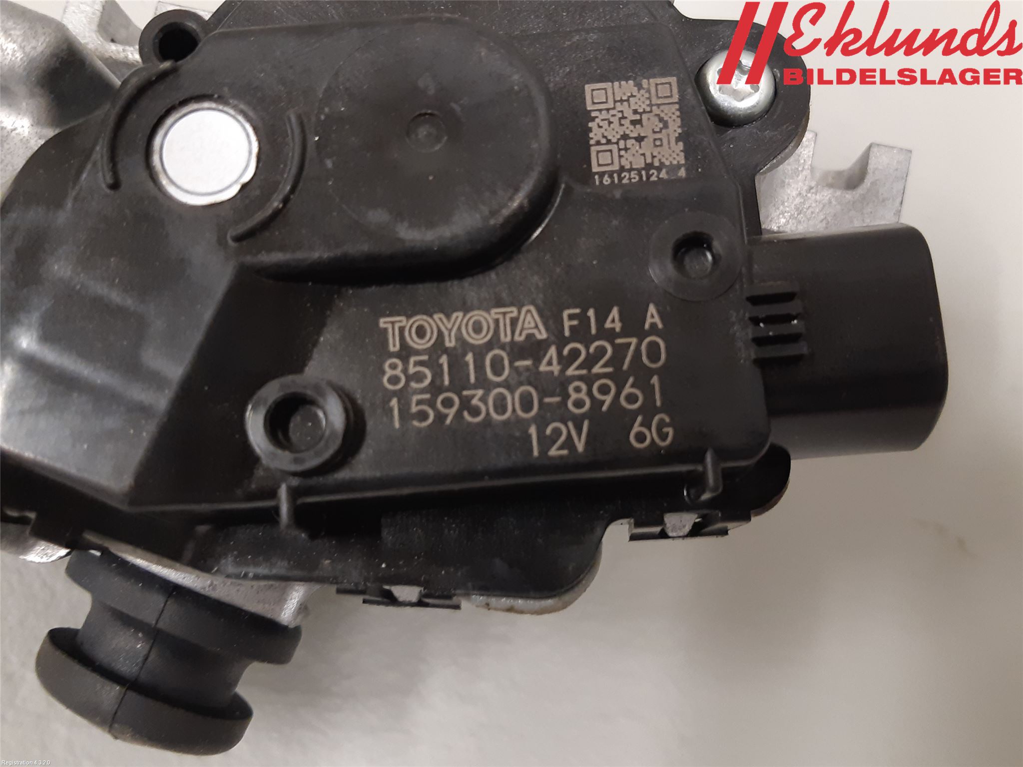 Toyota RAV4 19- Torkarmotor Vindruta