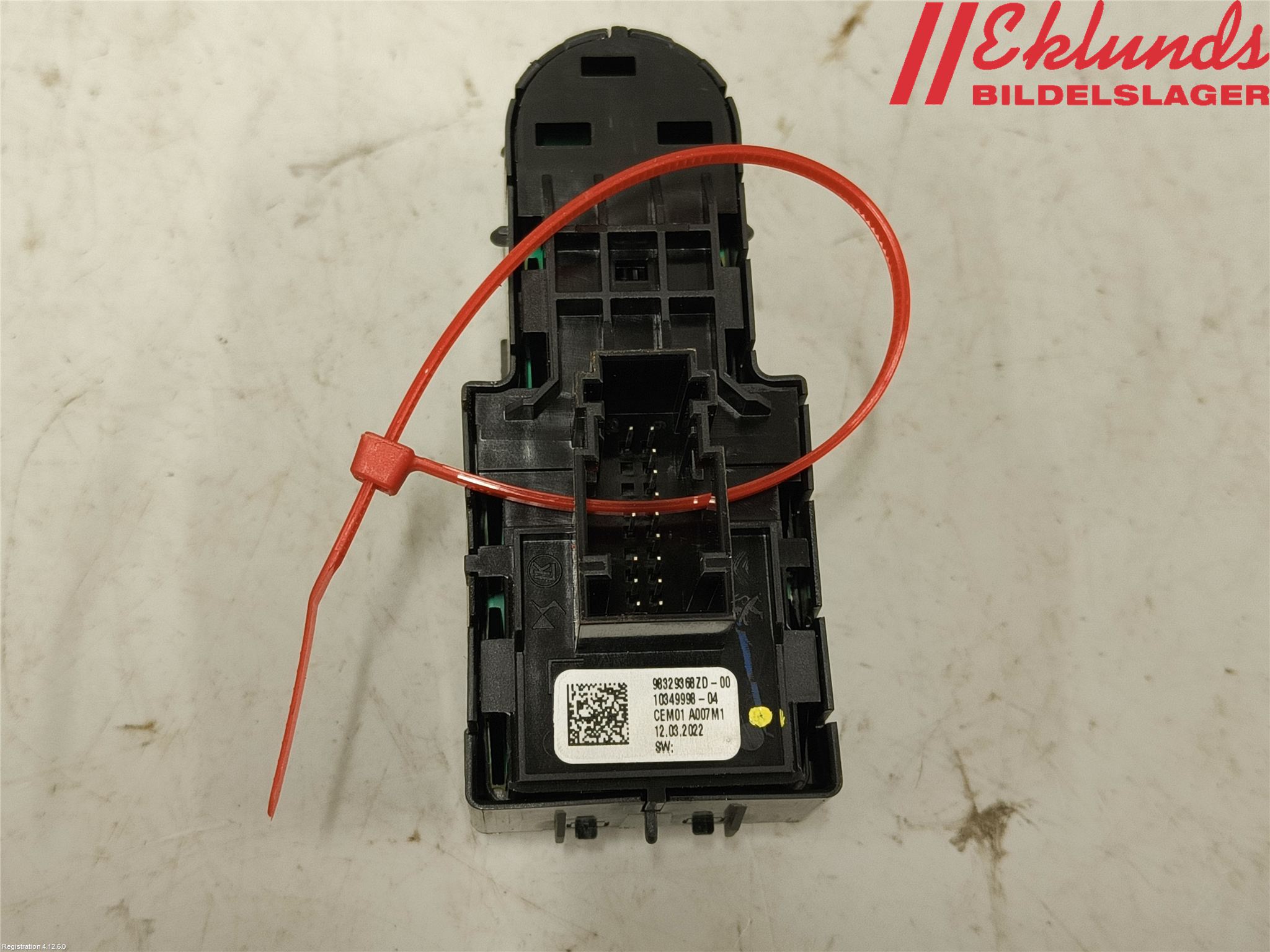 Peugeot PARTNER/E-PARTNER 19- Strömställare Elhiss