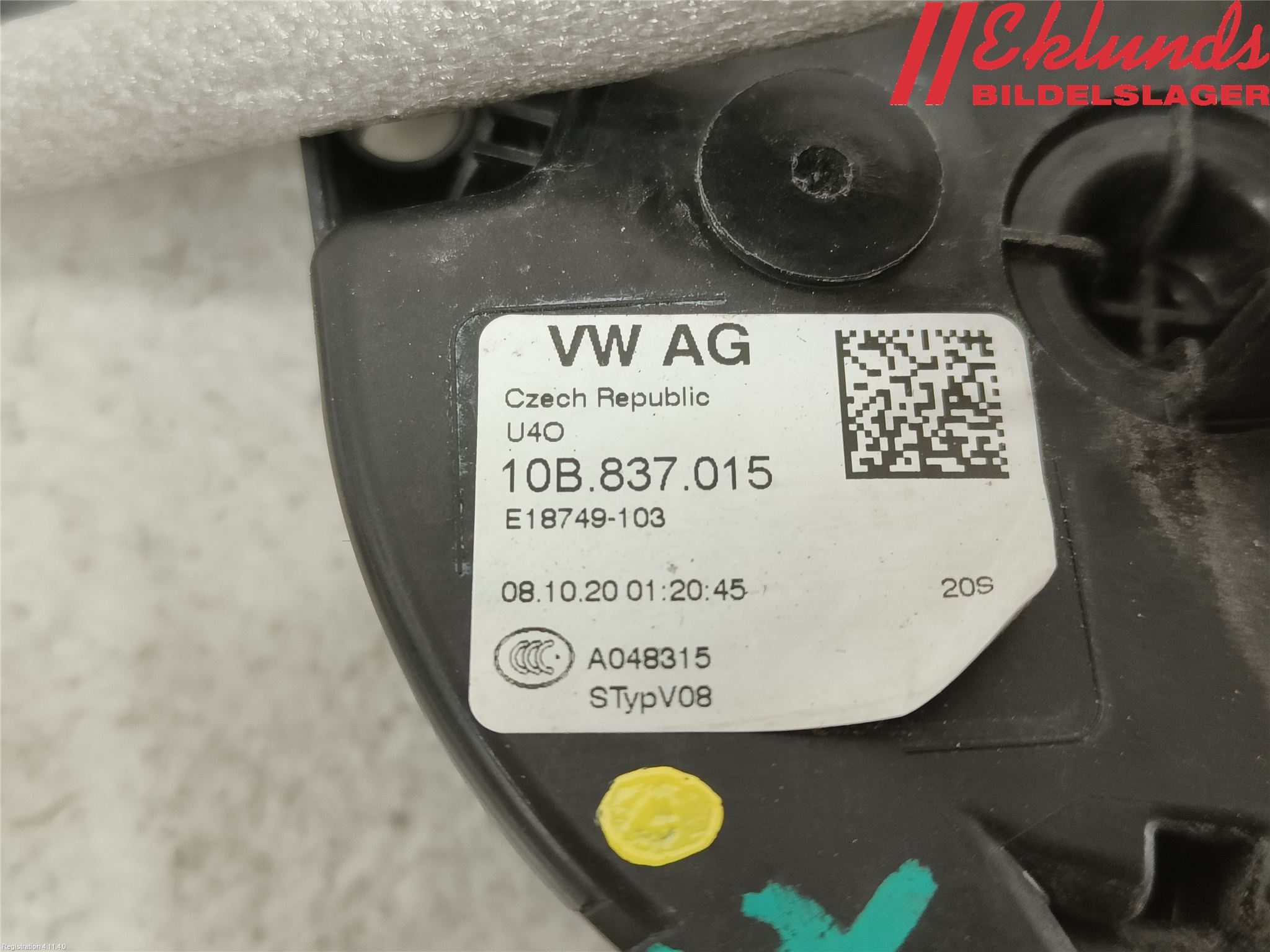 Volkswagen VW ID.3 21- Låskista-Dörrlås