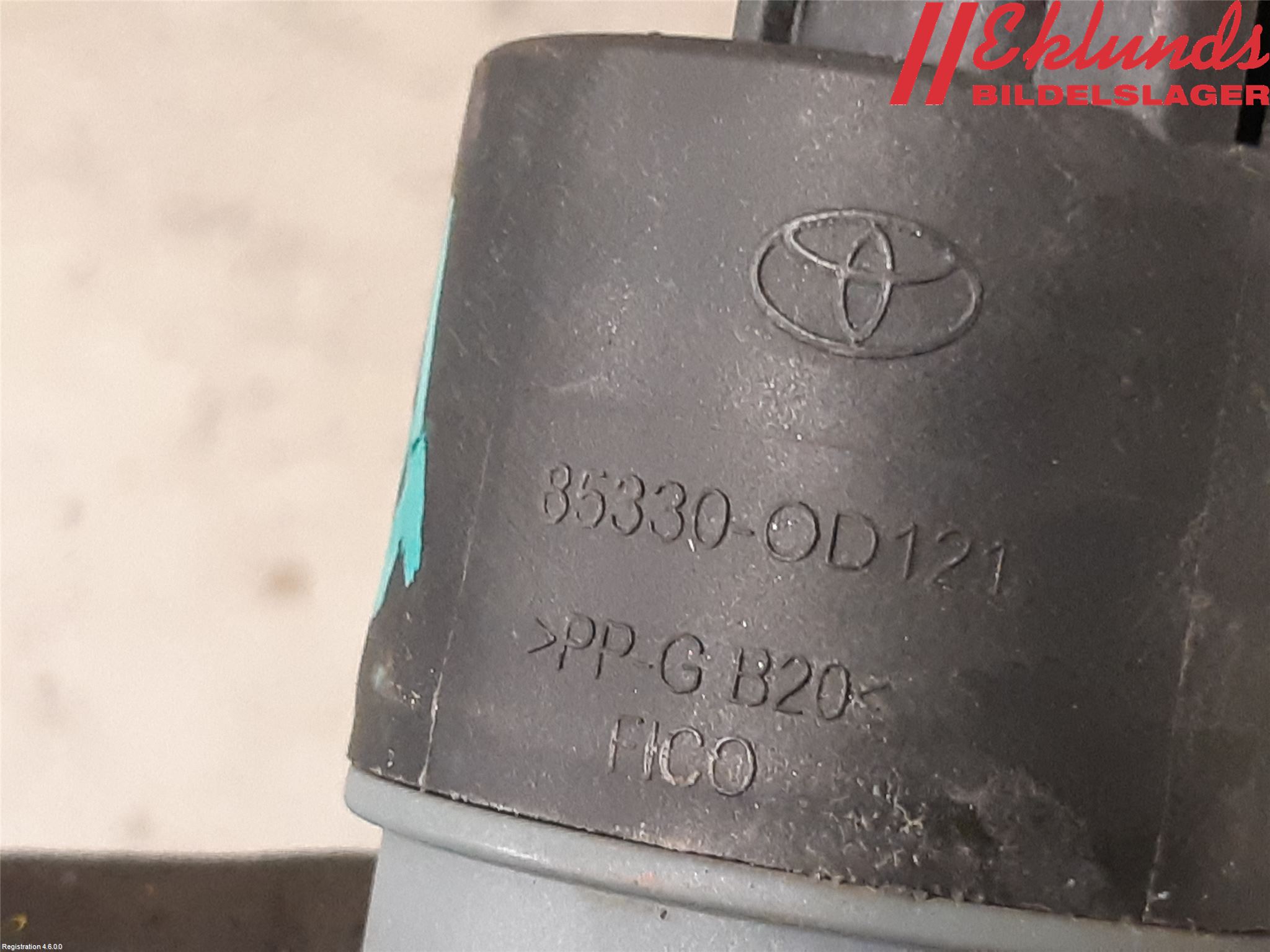 Toyota YARIS XP130 15-20 Spolarpump Vindruta