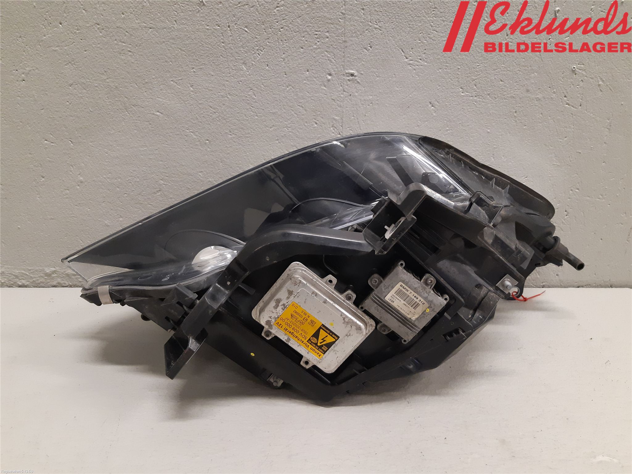 BMW 5 E60/61 Sed/Tou 02-10 Strålkastare Vänster