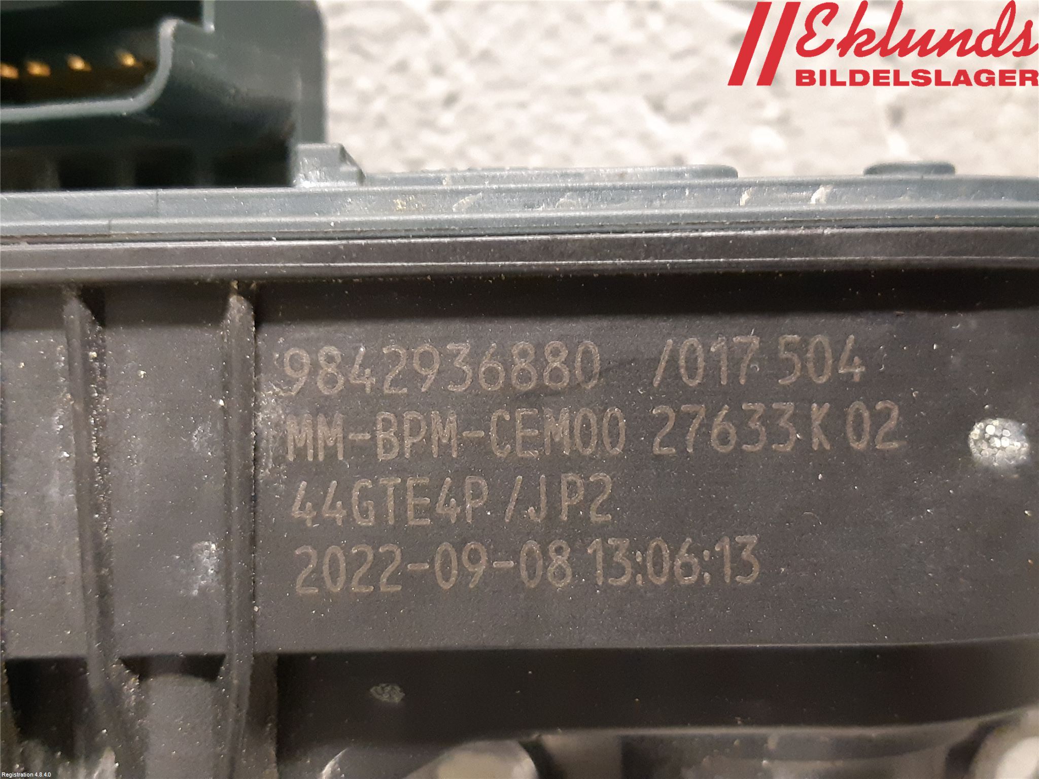 Opel MOKKA 21- Injspjällhus