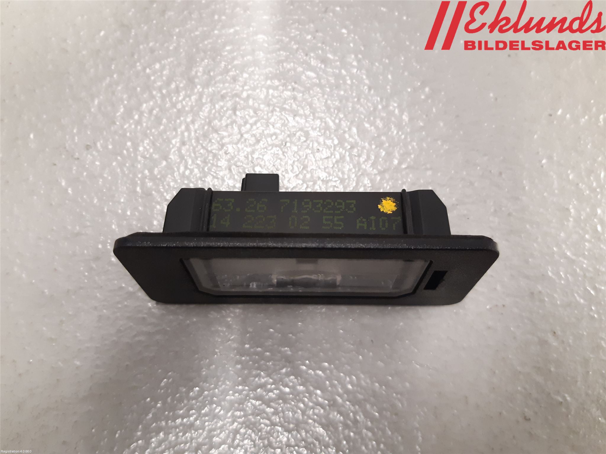 BMW 4 F32/F33/F82/F83 13-20 Skylt Belysning