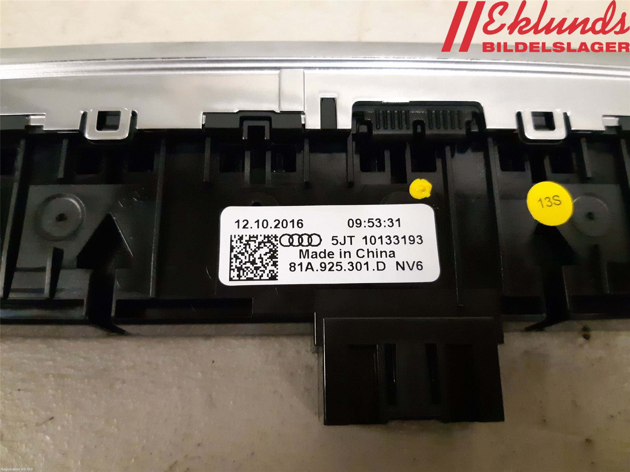 Audi Q2/SQ2 17- Strömställare Varnings