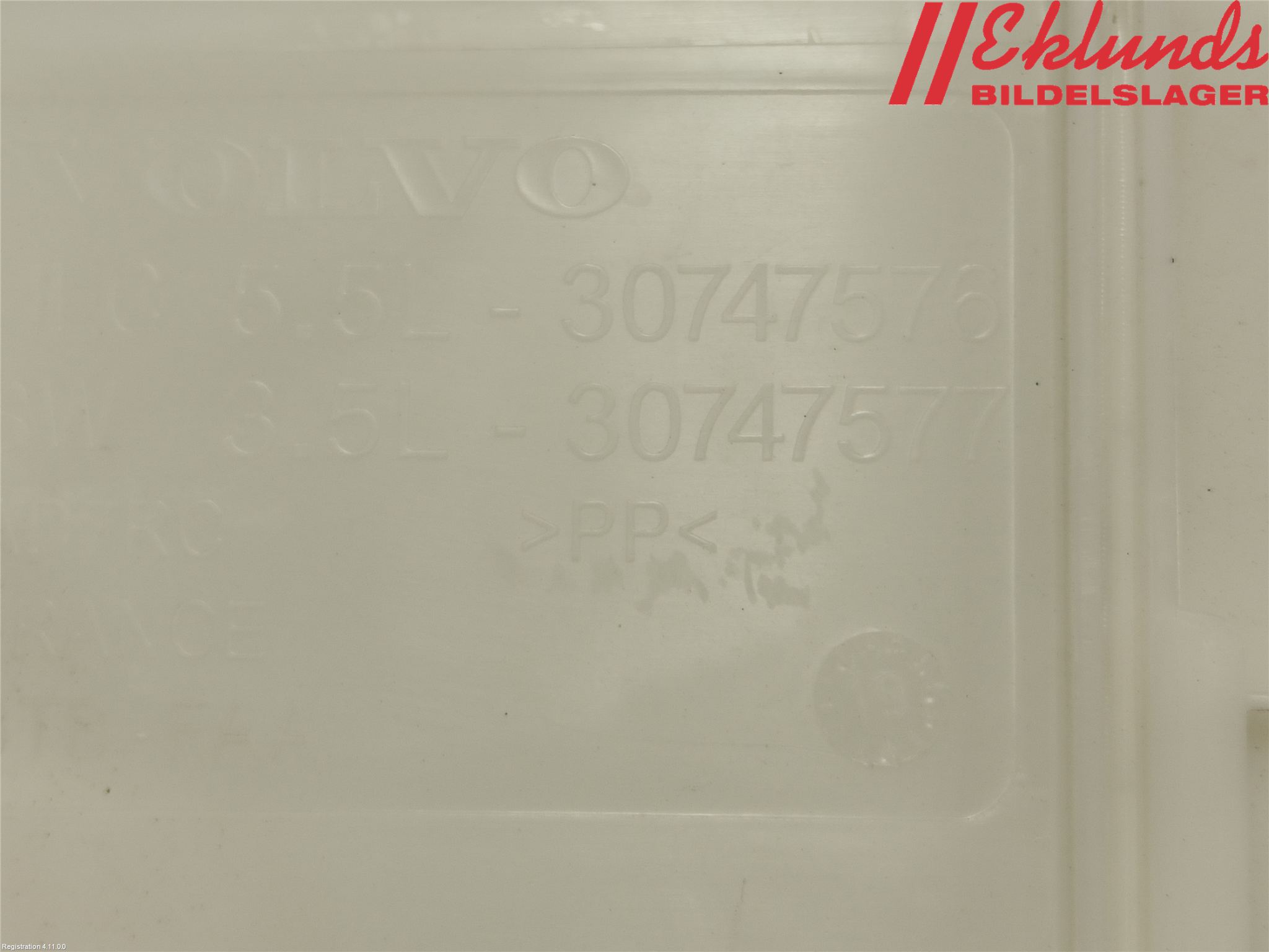 Volvo V60 19- Spolartank Vindruta