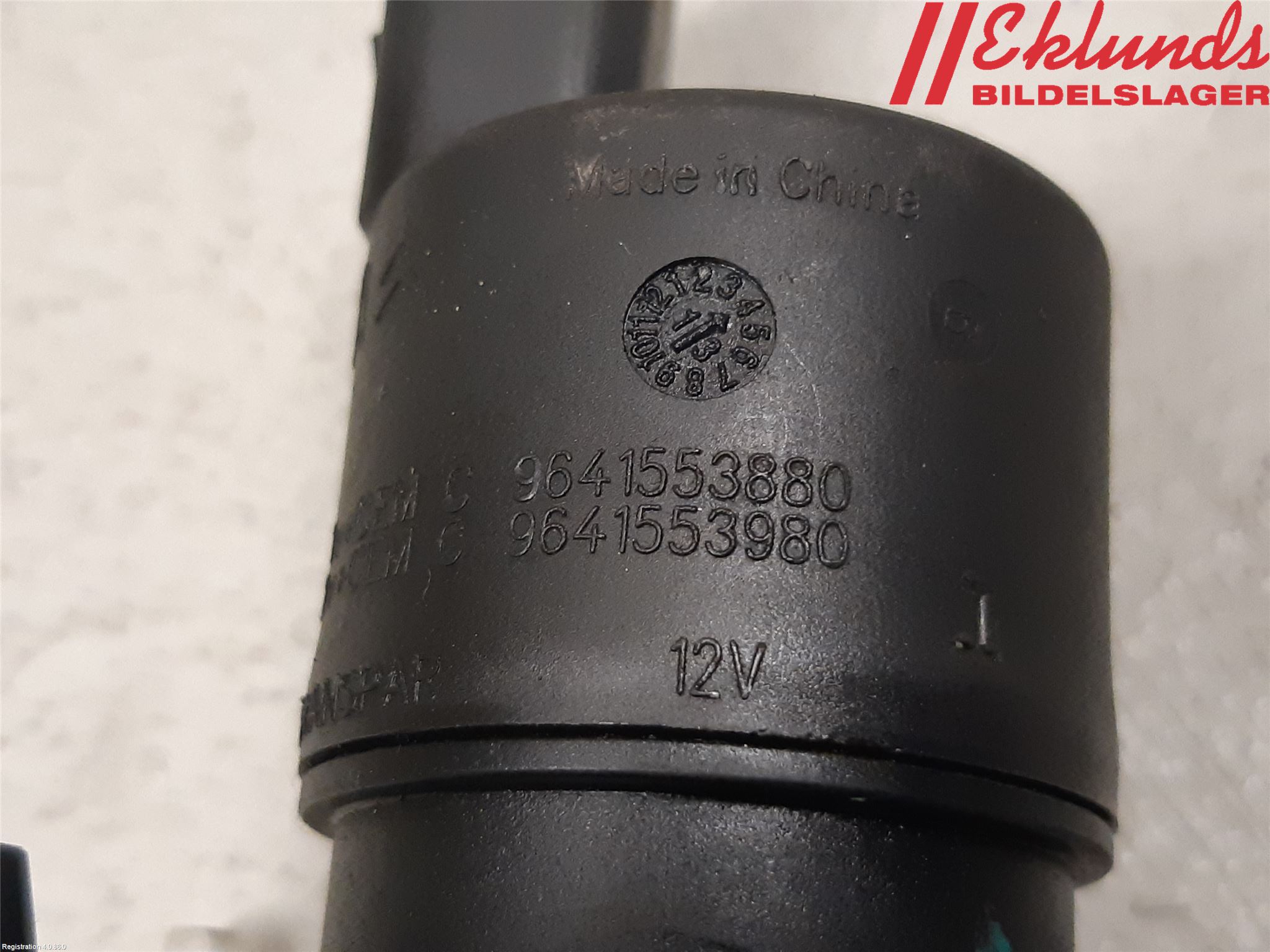 Citroen C3 10-17 Spolarpump Vindruta